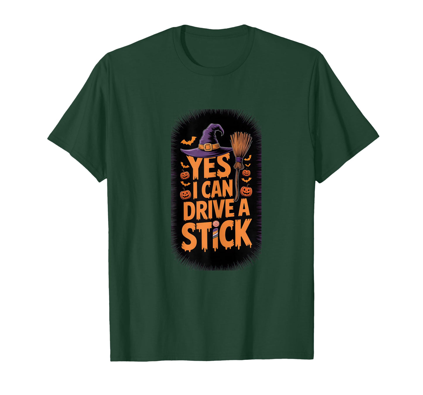Yes I Can Drive a Stick Witch T-Shirt