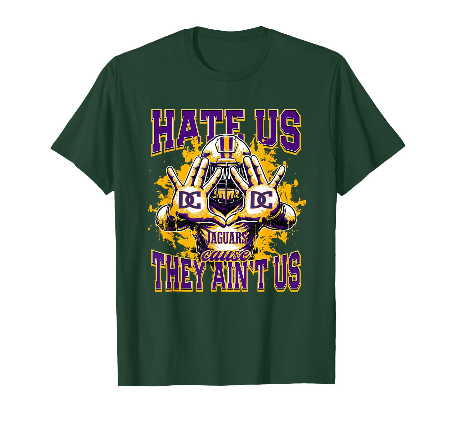 Desoto Central Jaguars Logo Hate Us Cause They Ain't HS T-Shirt