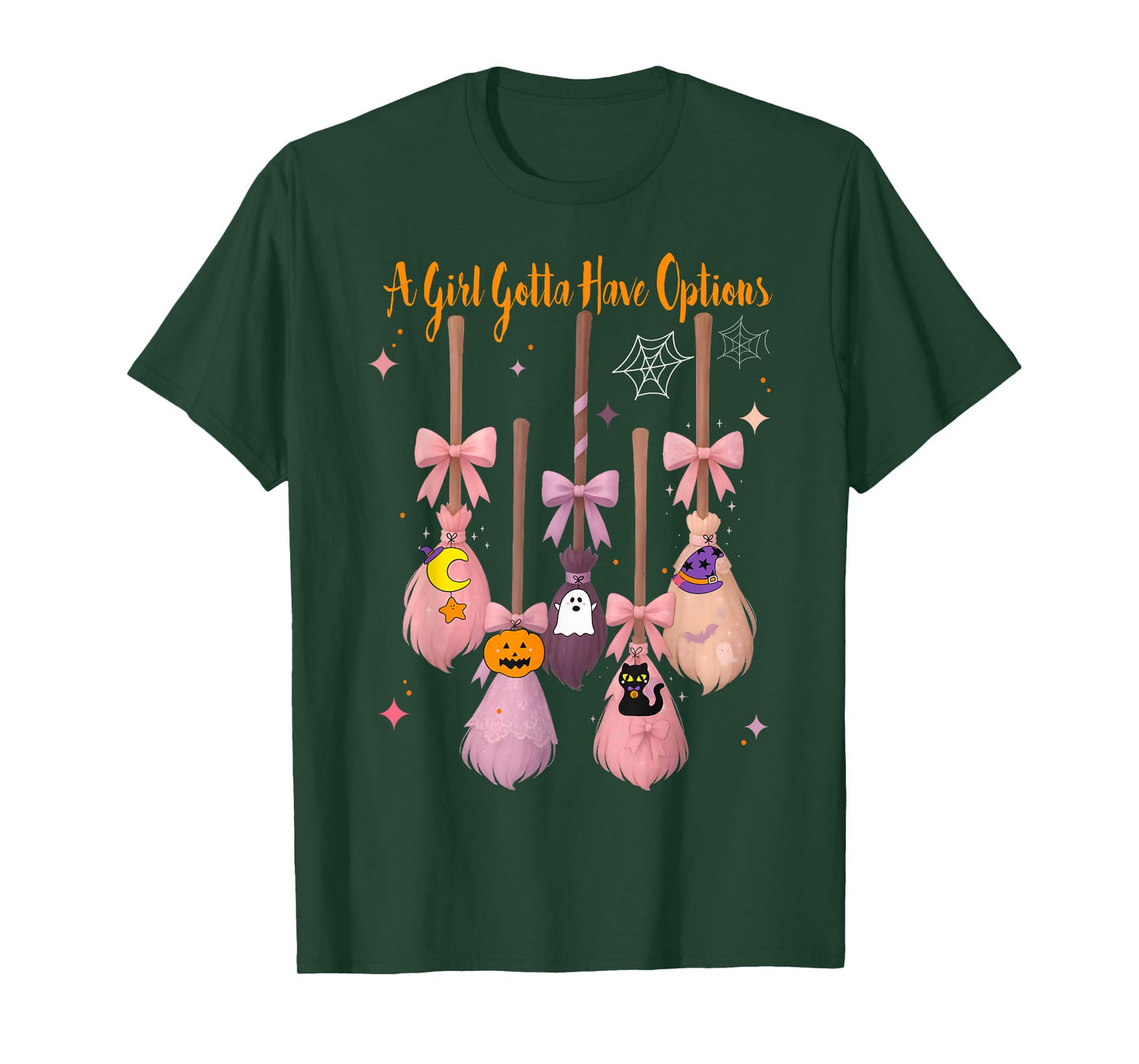 A Girl Gotta Have Options Tee Cute Pastel Witch Halloween T-Shirt