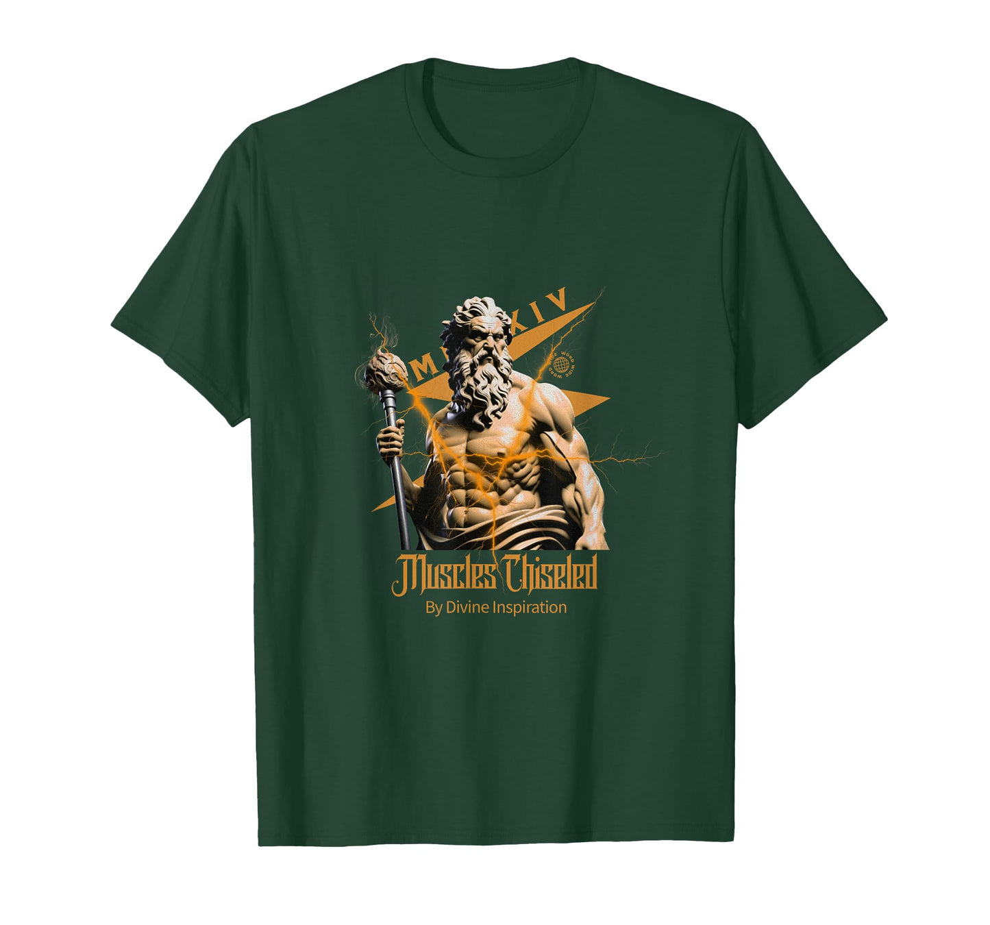 Zeus Greek Gods Thunder Mythology Gym Fitness Motivational T-Shirt