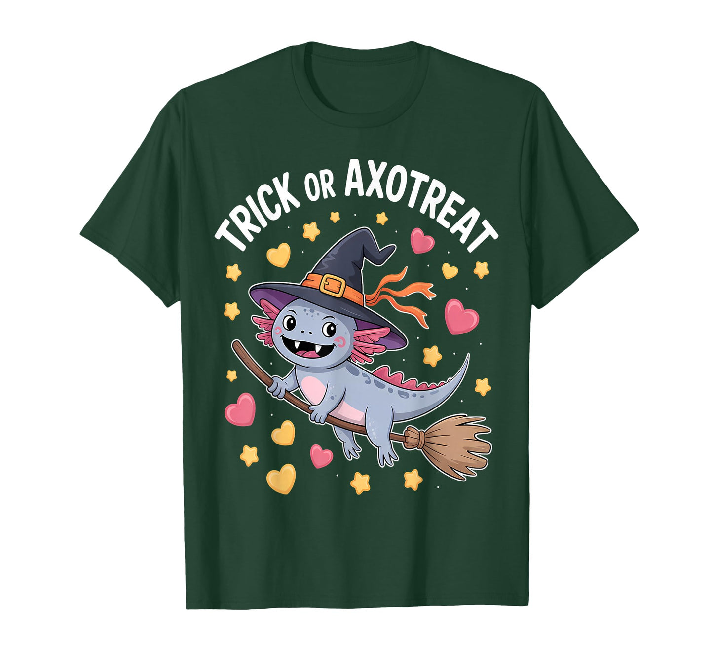 Trick Or Axotreat Halloween Fun T-Shirt
