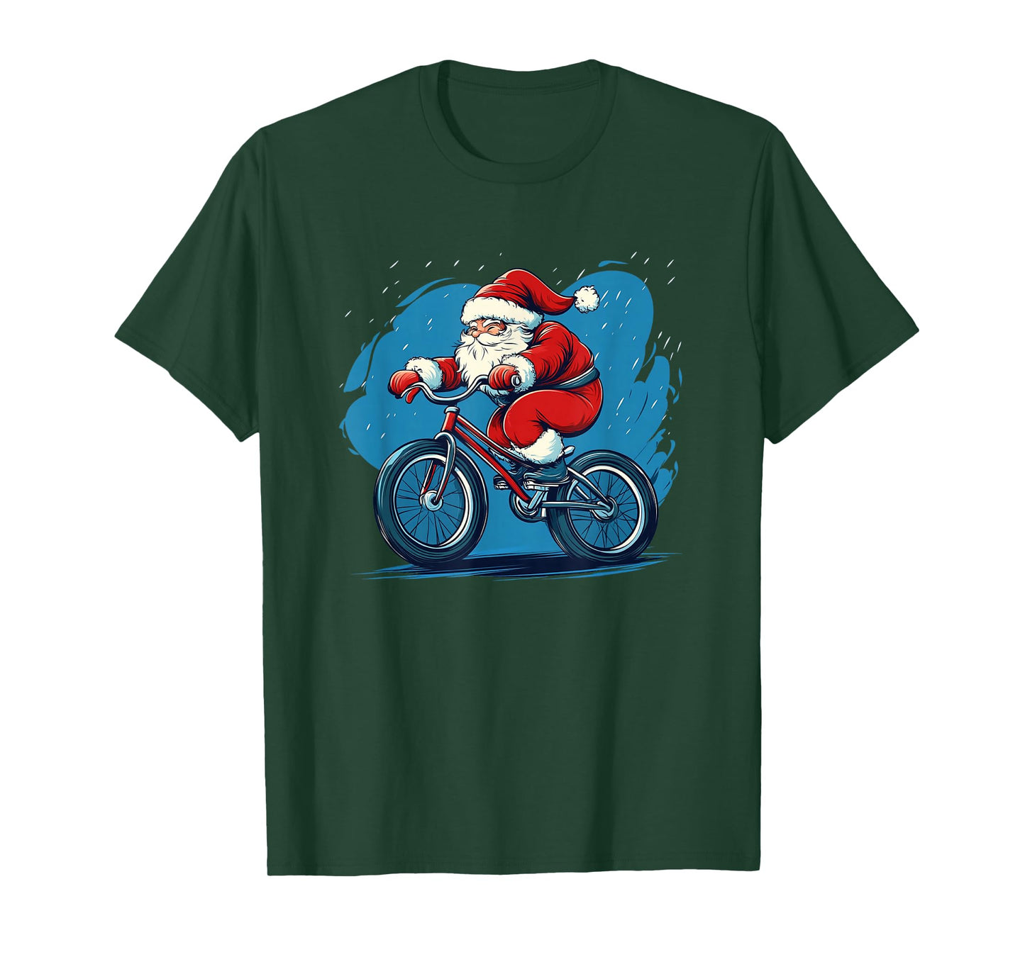 Pretty Santa Bike Costume for Boys and Girls T-Shirt