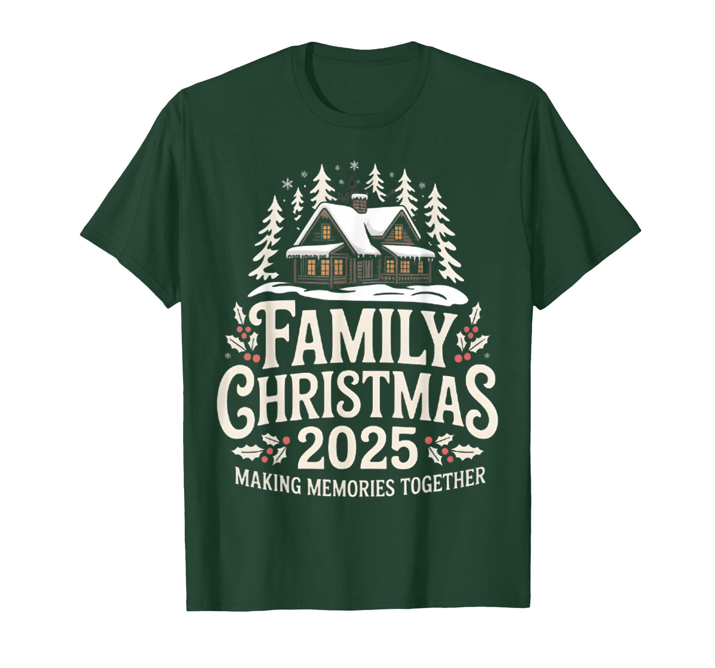 Family Christmas 2025 Matching Squad Santa Elf Funny Xmas T-Shirt