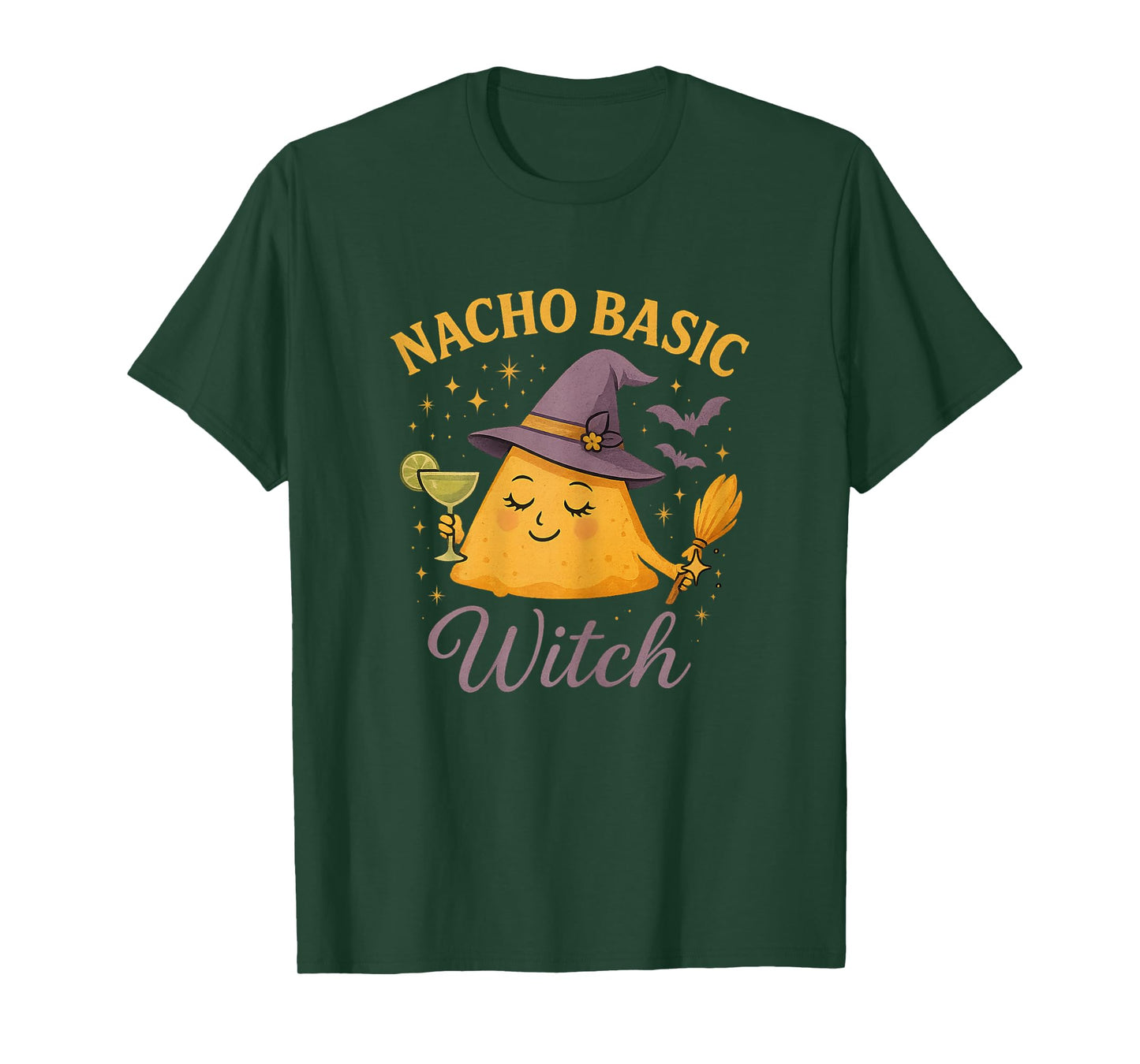 Nacho Basic Witch Halloween Pun T-Shirt