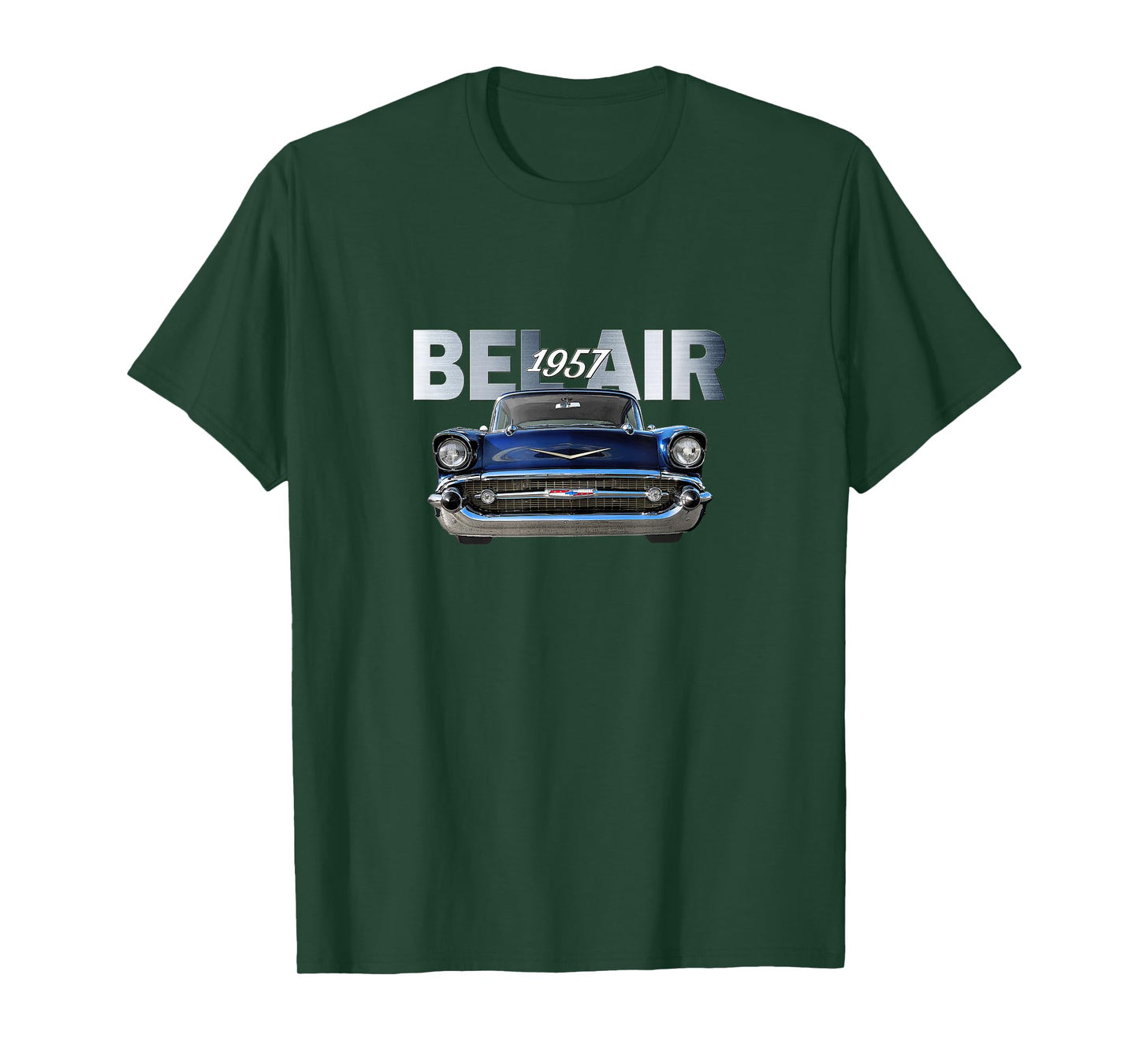 VINTAGE 1957 BEL AIR, AMERICAN, TRI-FIVE CLASSIC 50s CAR ART T-Shirt