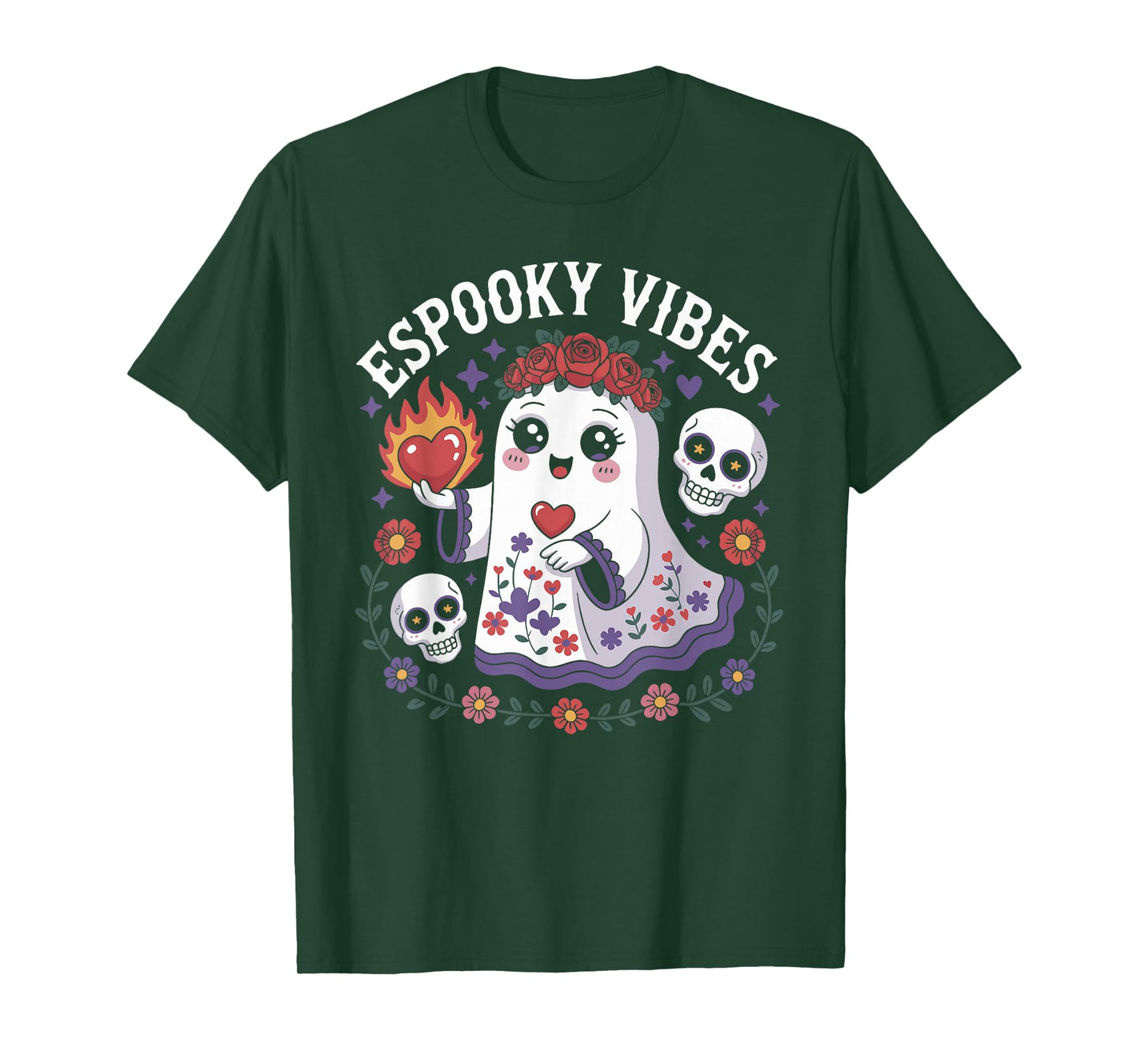 ESPOOKY Vibes Halloween Design T-Shirt