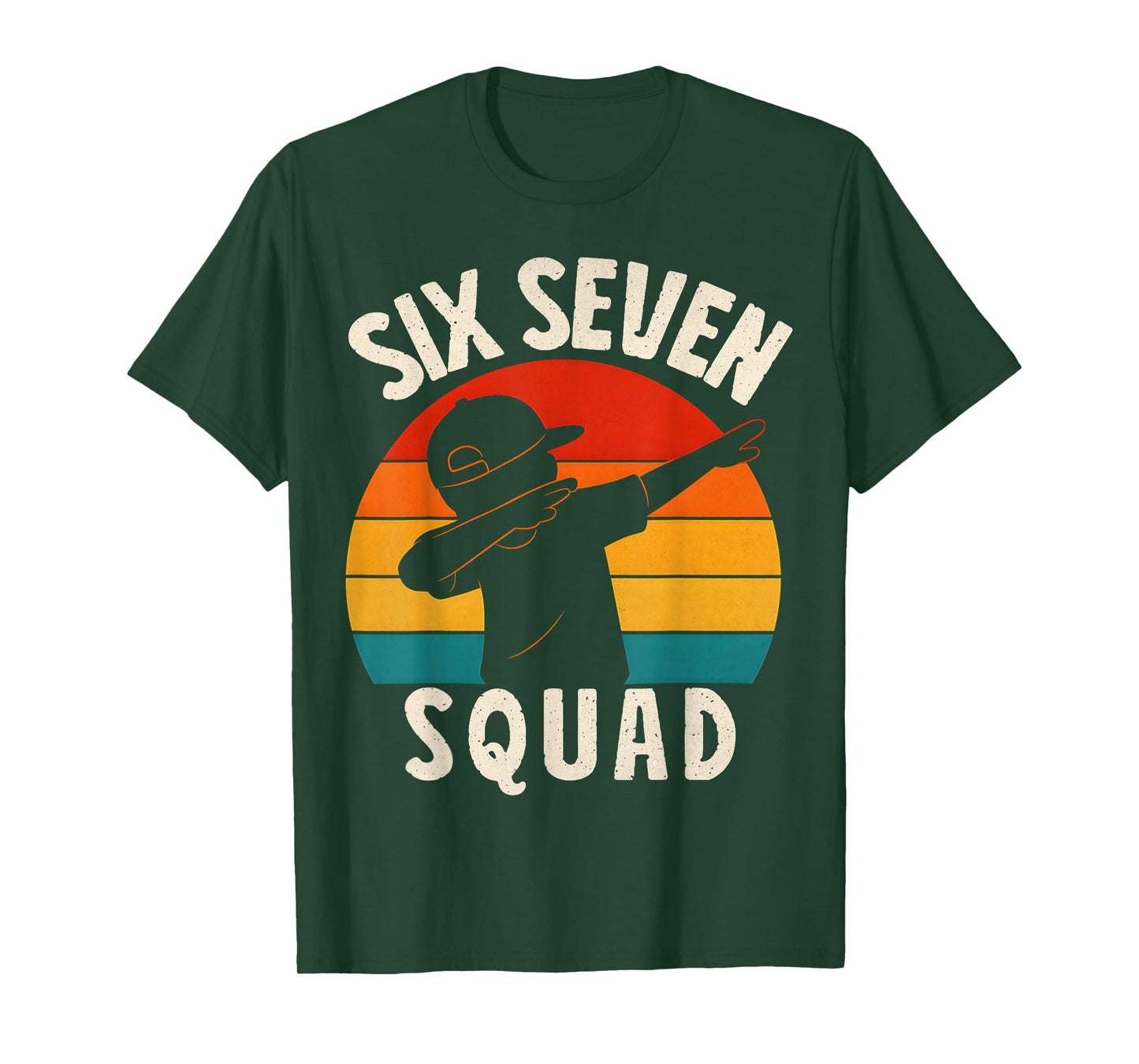 67 Meme 6 7 Numbers Dabbing Six Seven Squad Funny Boys Kids T-Shirt