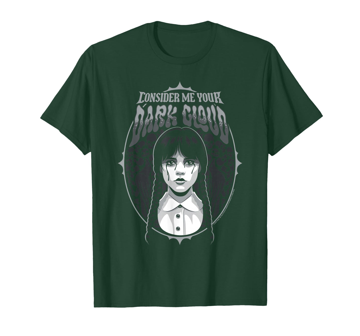 Wednesday Season 2 Consider Me Your Dark Cloud Portrait T-Shirt