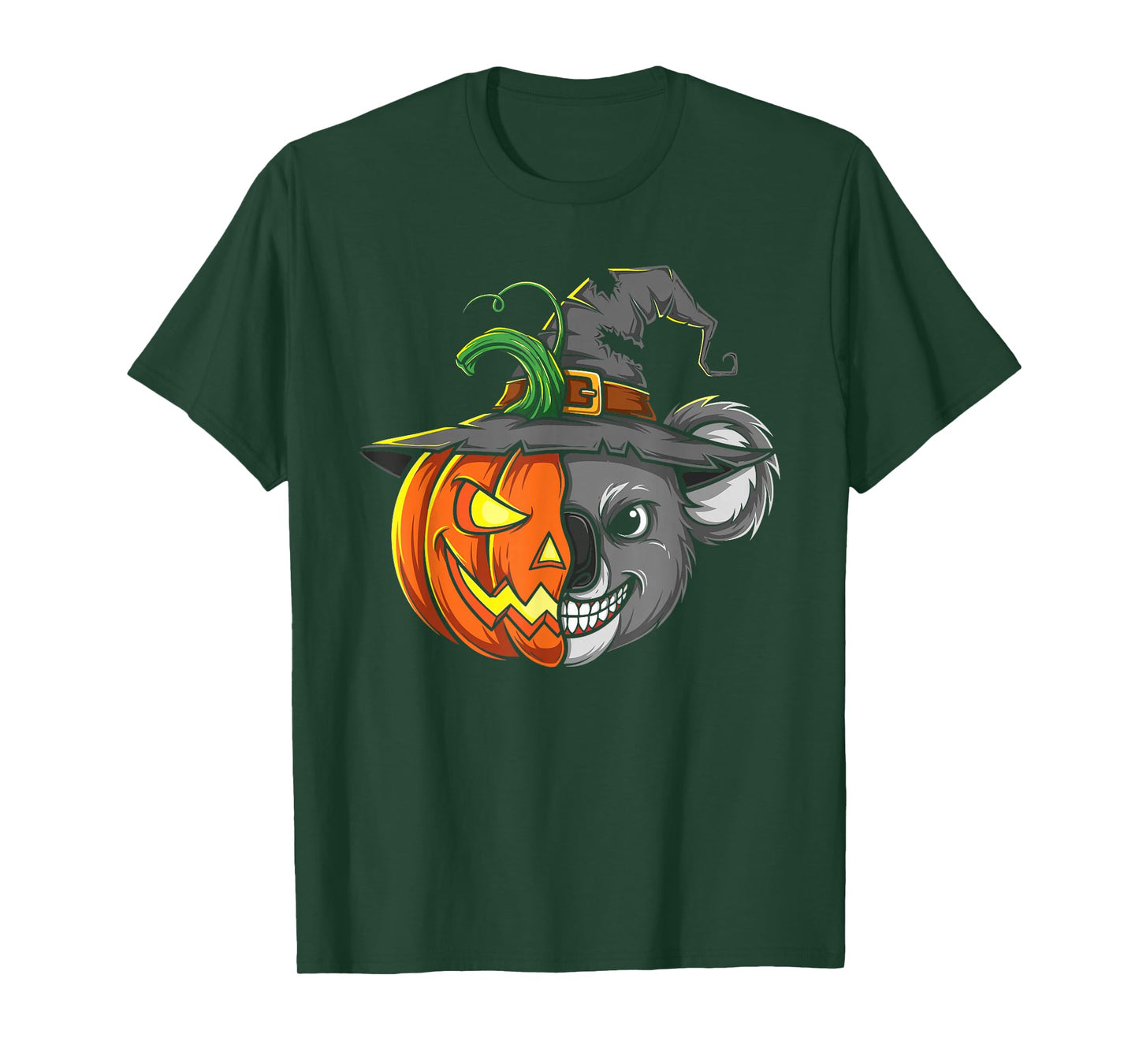 Koala Pumpkin Jack O Lantern Halloween Kids Mens Womens T-Shirt