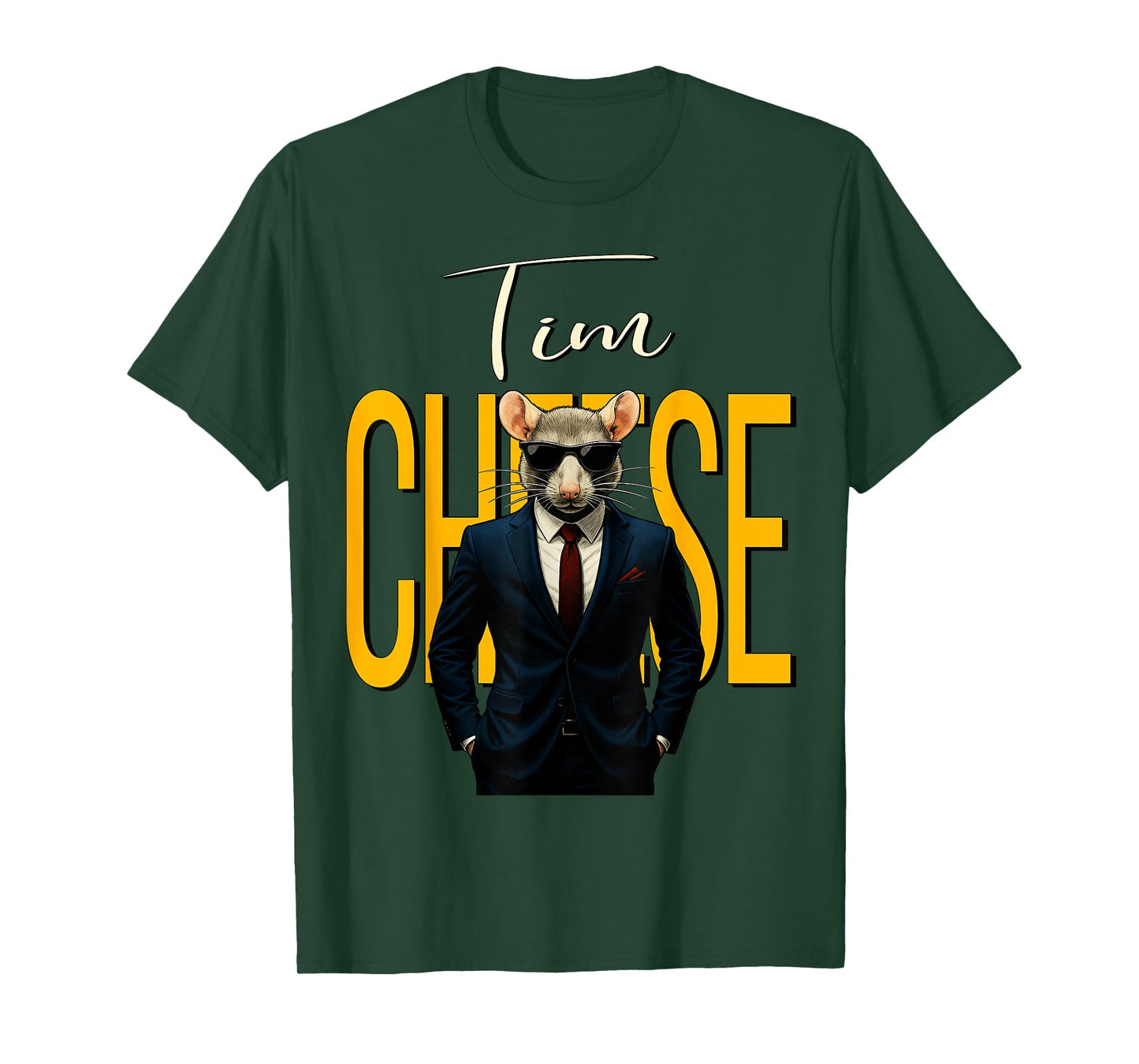 Tim Cheese - Funny Secret Agent Mouse Brainrot Kids Gaming T-Shirt