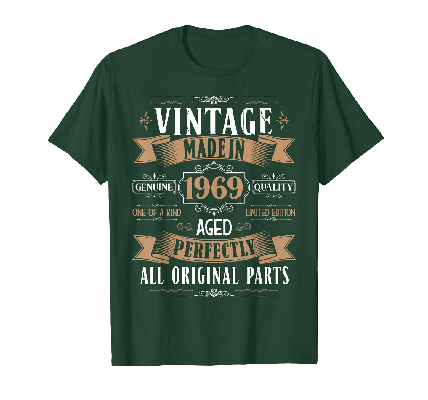 Vintage 56th Birthday Men Born 1969 56 Years Old Bday Men T-Shirt
