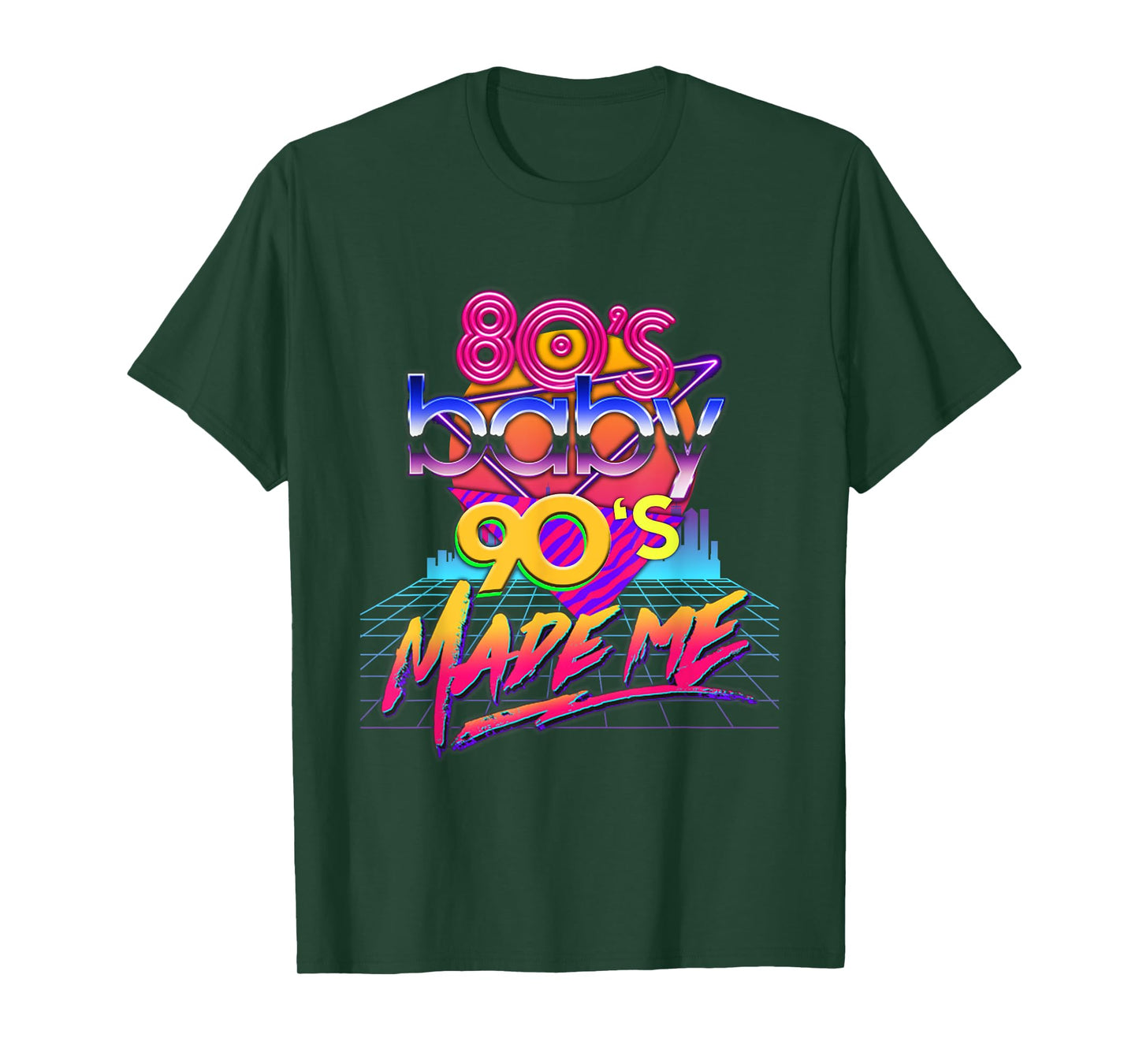1980s 80s Baby 1990s 90s Made Me Vintage Retro Costume Party T-Shirt