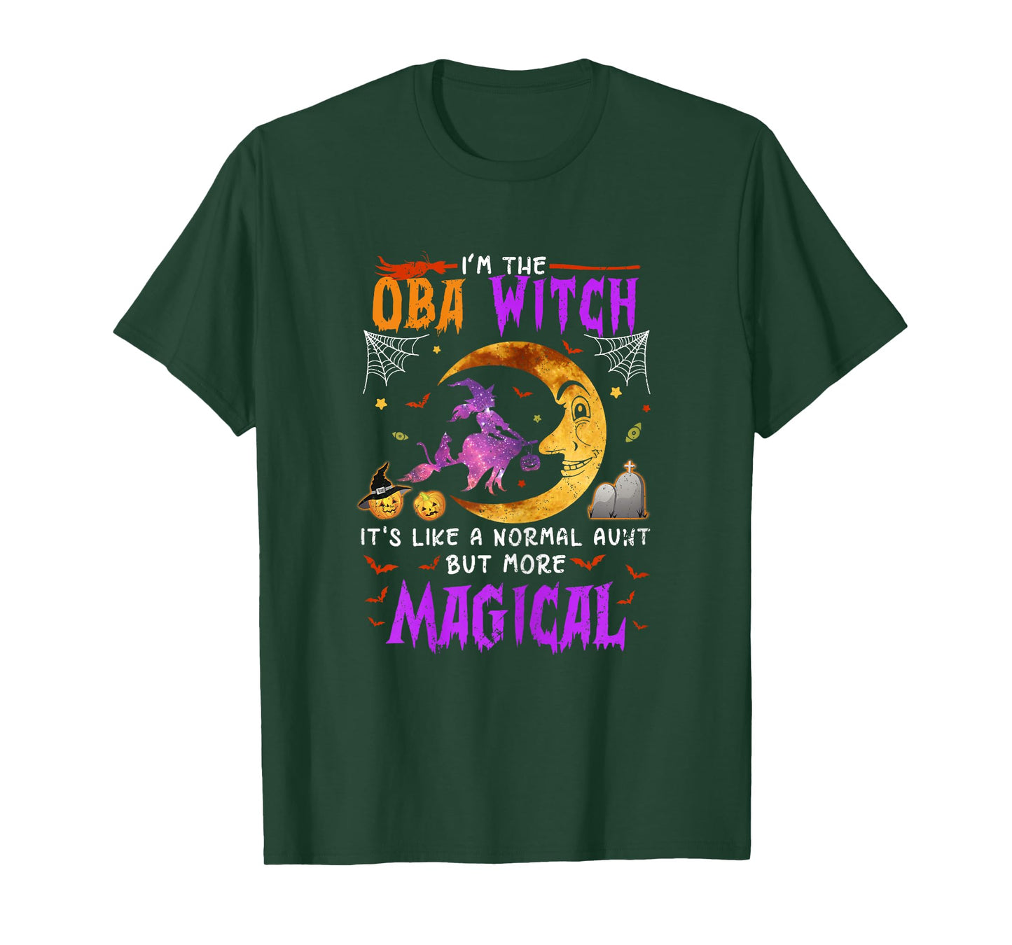 I'm Oba Witch Japanese Aunt Magical Halloween T-Shirt