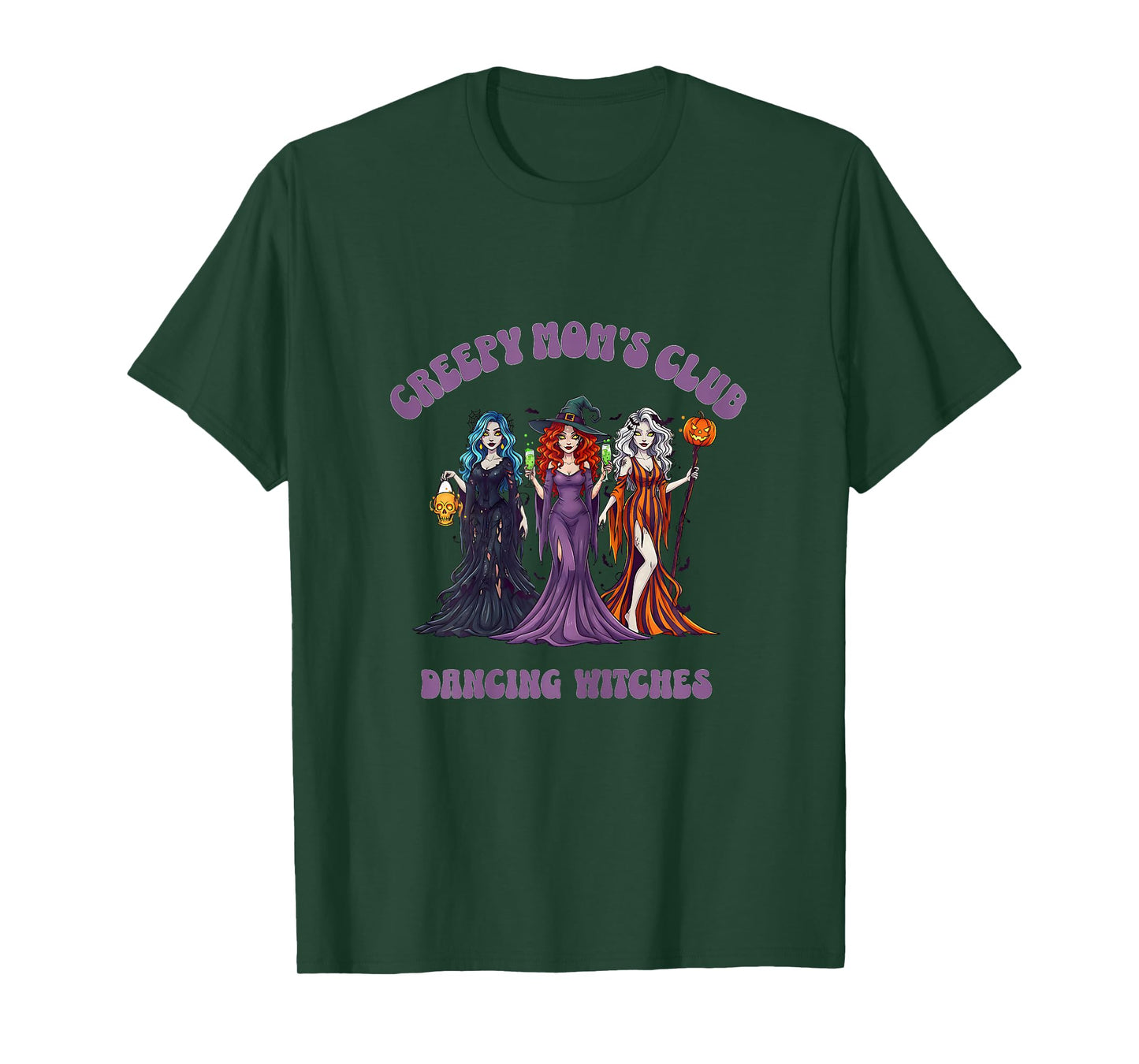 Halloween Mom's Club 3 Dancing Witches T-Shirt