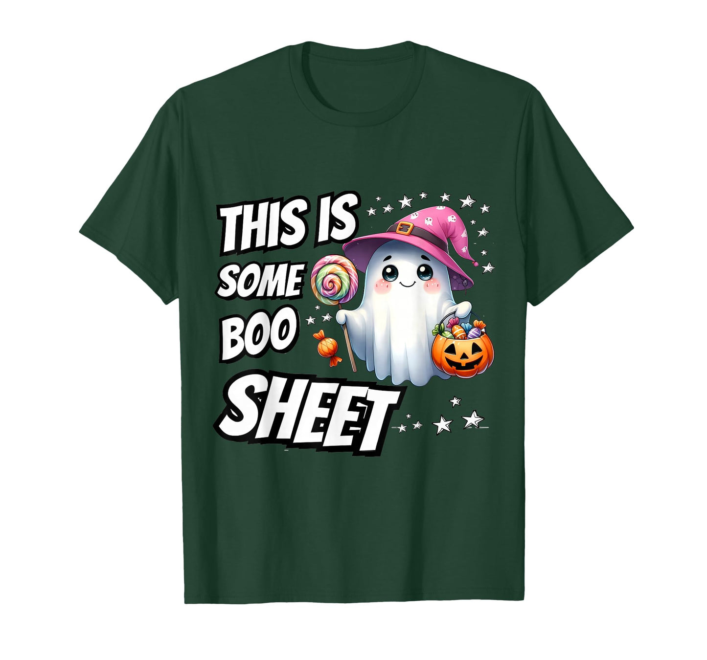 This is Some Boo Sheet Ghost Witch Funny Halloween Men Women T-Shirt