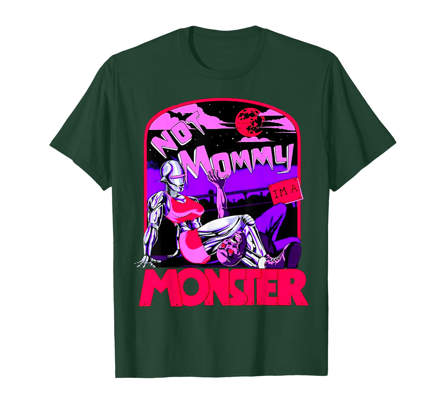 Funny Not Mommy I'm A Monster Workout Bodybuilding Fitness T-Shirt