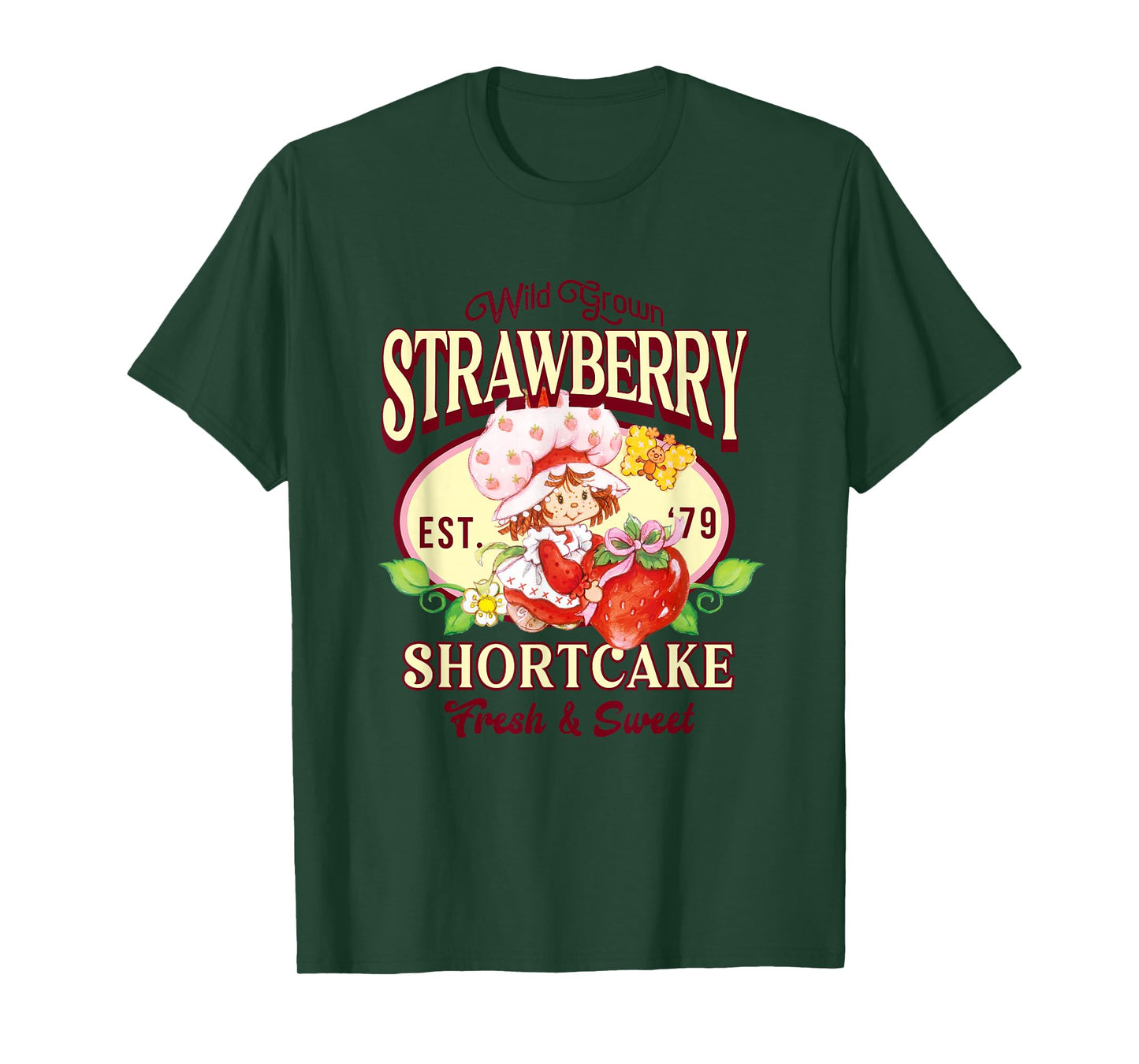 Strawberry Shortcake Vintage Wild Grown '79 Poster T-Shirt