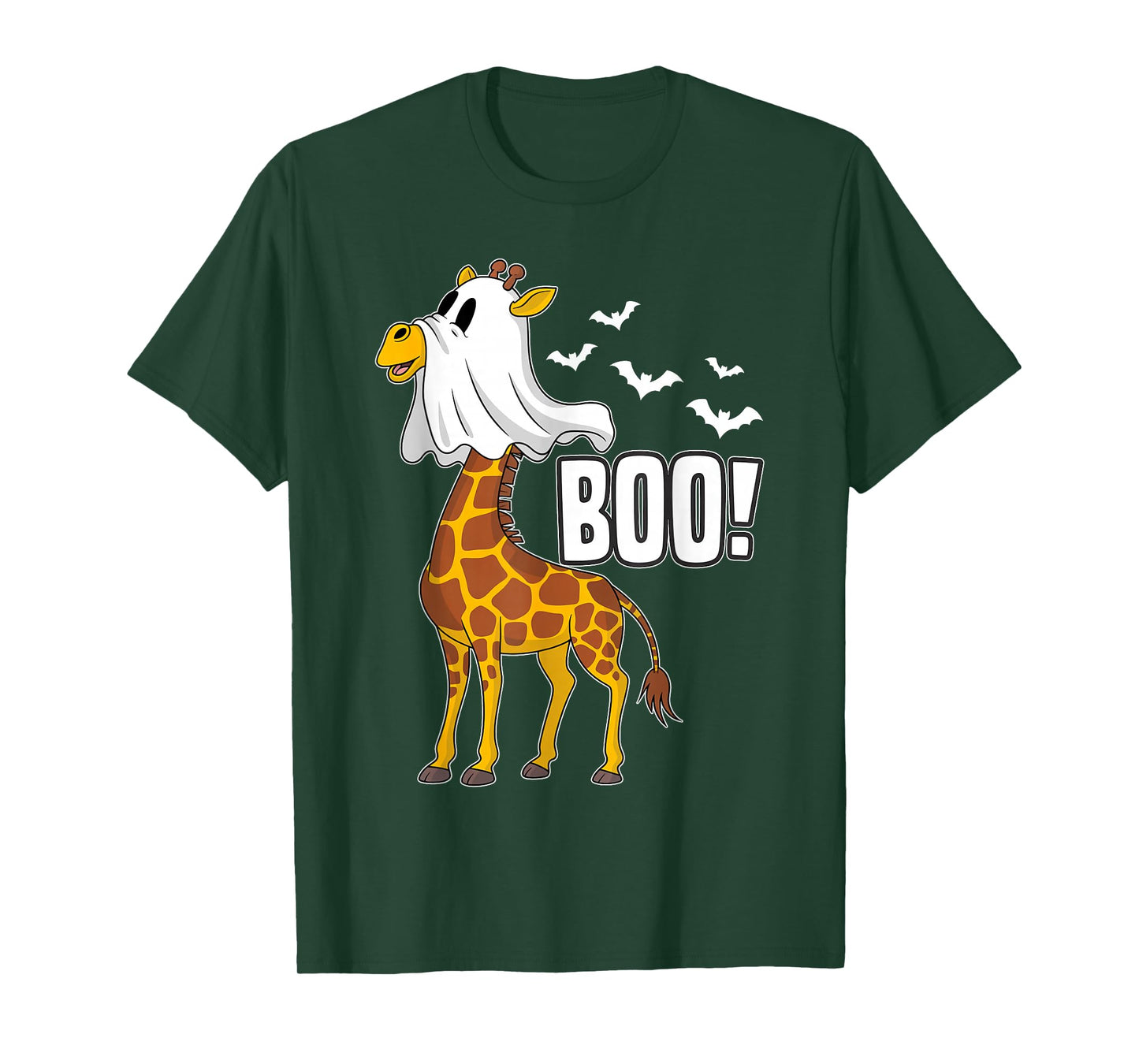 Giraffe Boo Halloween Costume Shirt for Men Women Kids T-Shirt