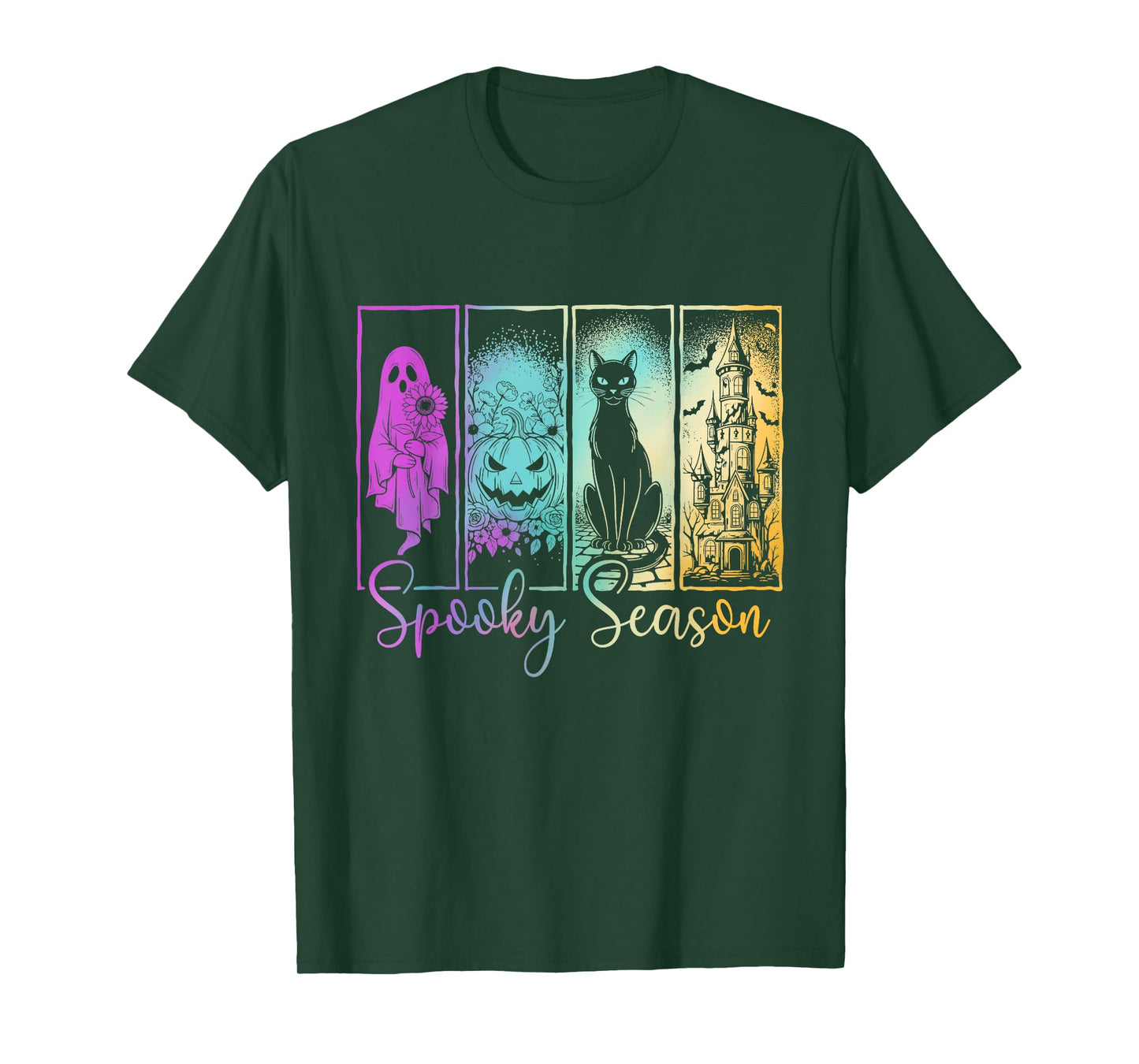 Spooky Season - Halloween Ghost Pumpkin Haunted Party T-Shirt