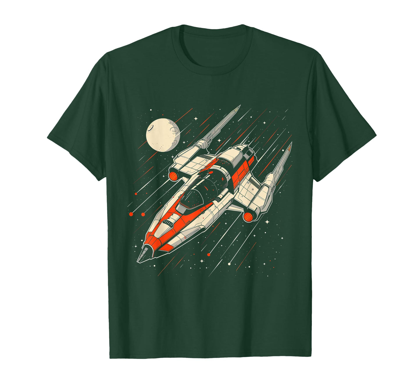 Retro Spaceship Vintage T-Shirt