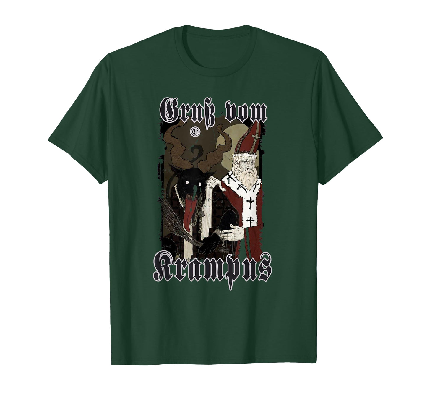 Greeting from Krampus Christmas Legend Figure T-Shirt
