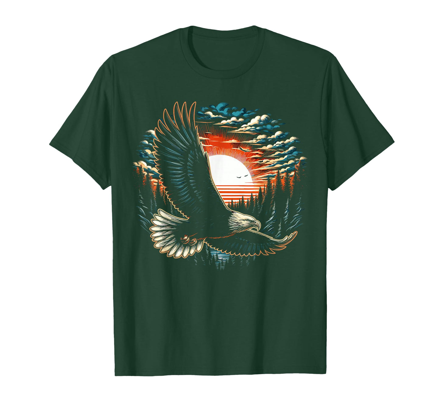 Bald Eagle Forest Animal Wildlife T-Shirt