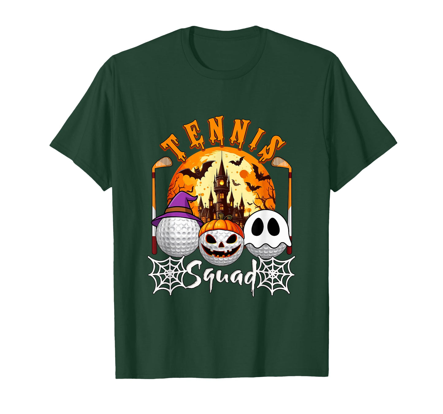 Golf Squad Halloween Three Horror Balls Costume Player T-Shirt