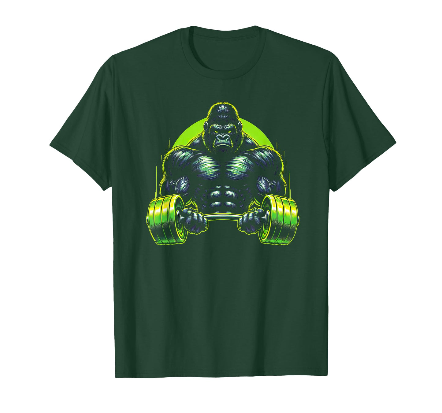 Gorilla Monkey Gym Wear Bodybuilding Workout Motivation T-Shirt