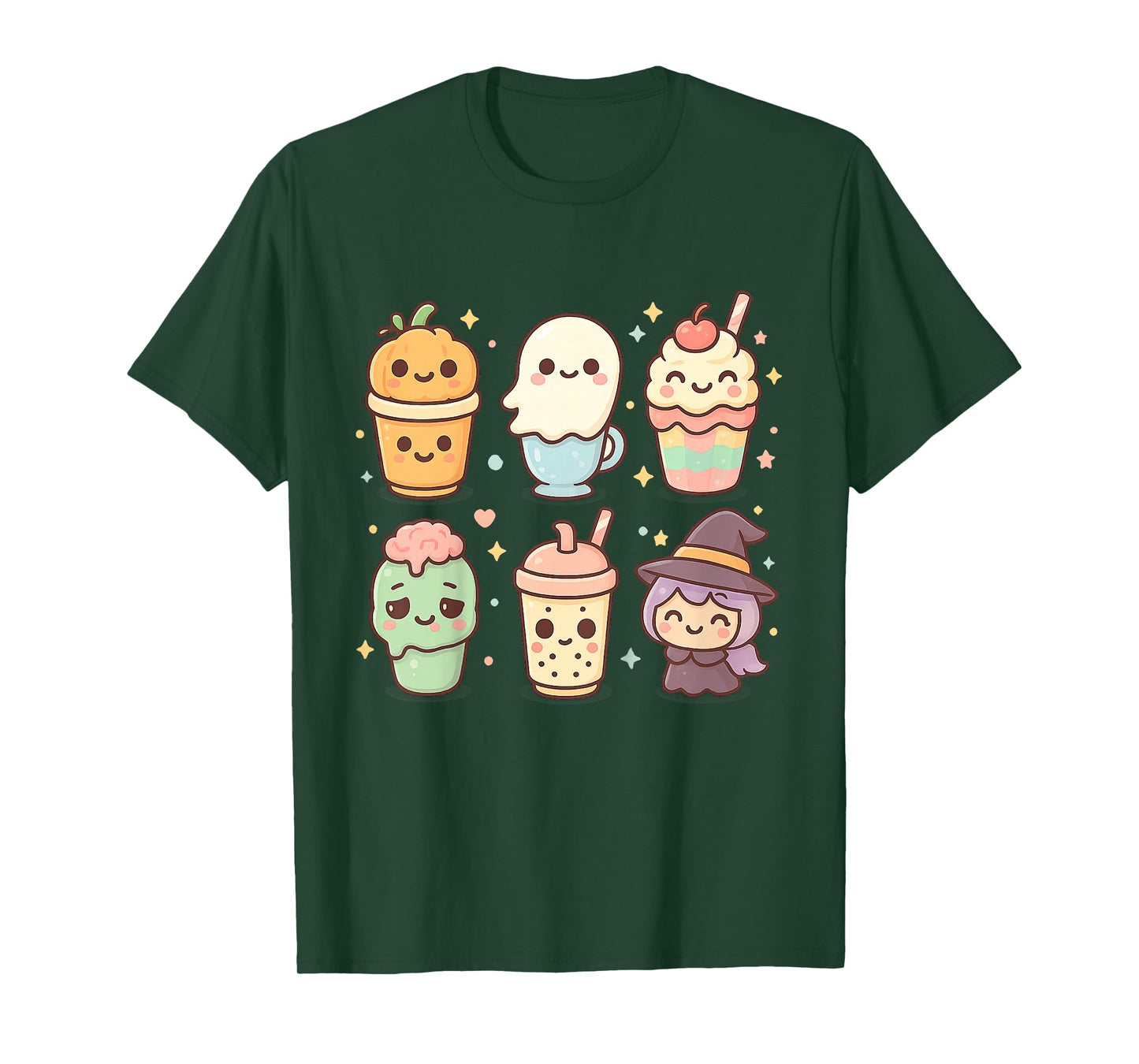 Kawaii Anime Halloween Sweet Monster Ice Cream Pops Candy T-Shirt