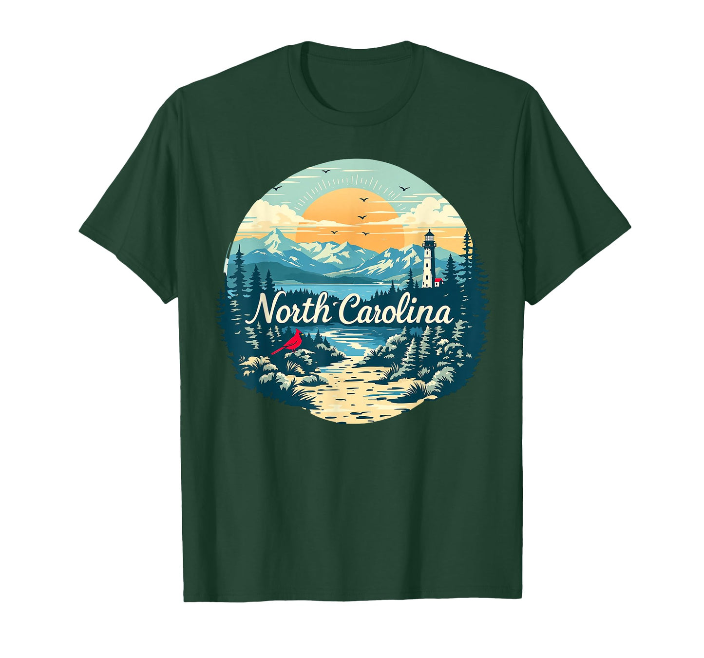 North Carolina Vintage State NC North Carolina Nature T-Shirt