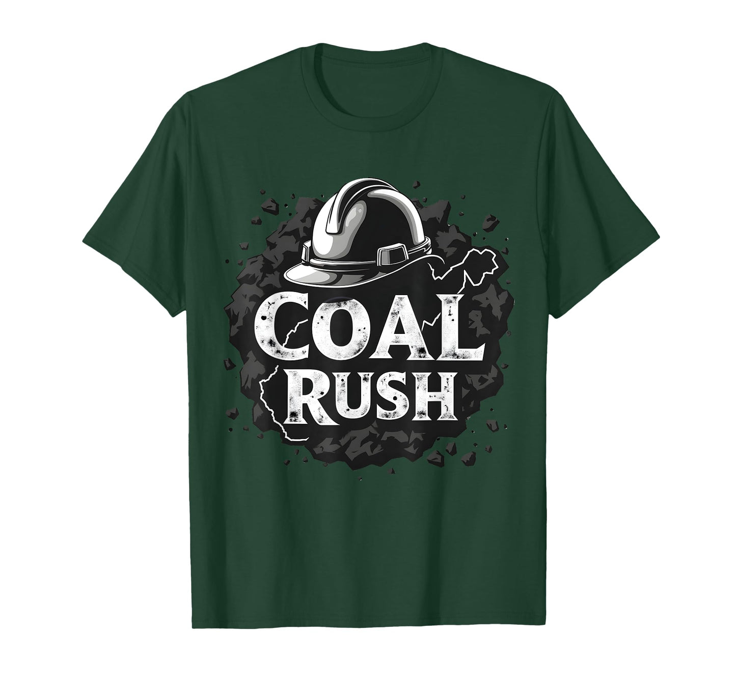 West Virginia Coal Rush Hard Hat Manufacturing Day Labor Day T-Shirt