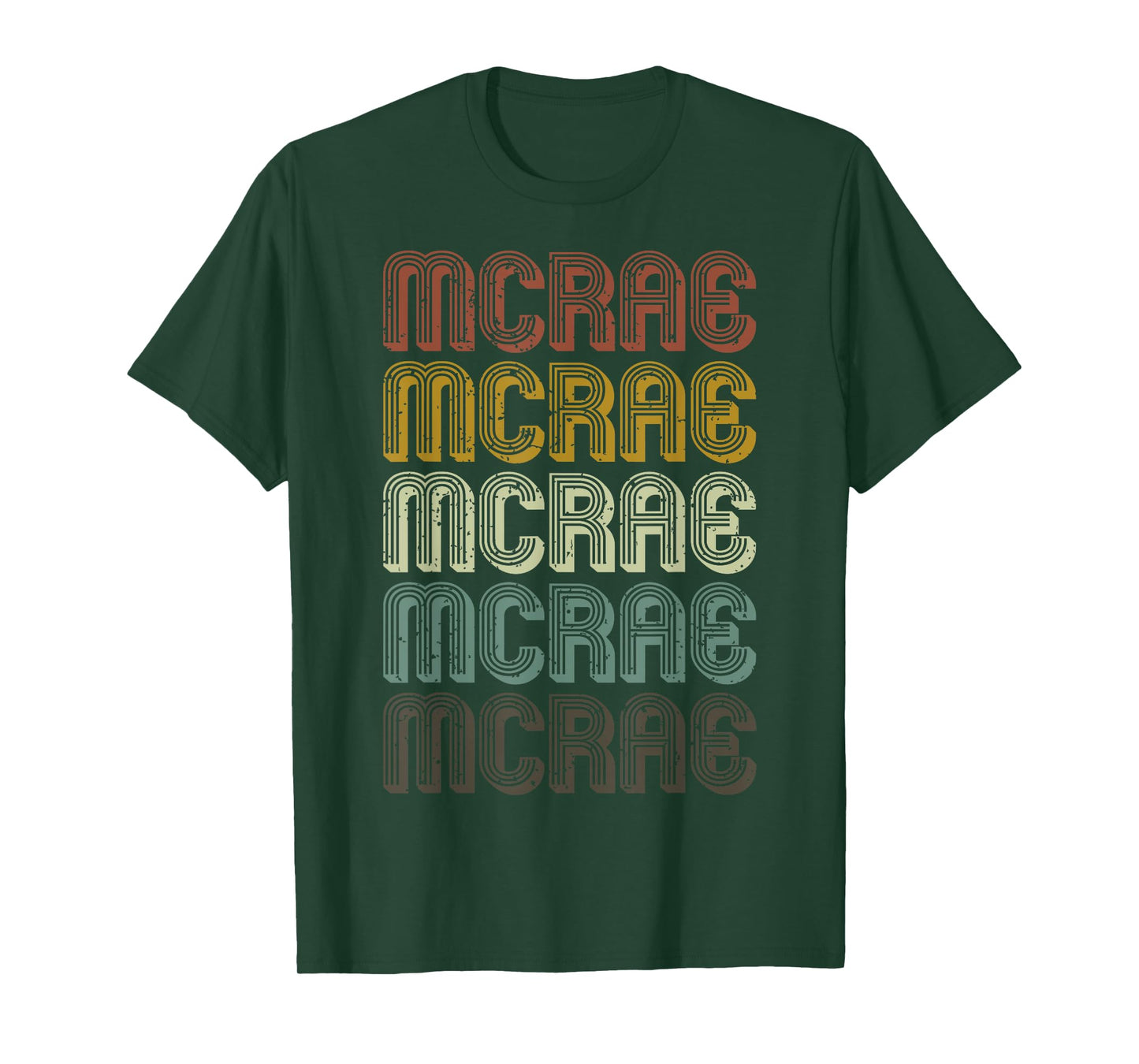 Retro Mcrae First Name Personalized Mcrae Groovy Vintage T-Shirt