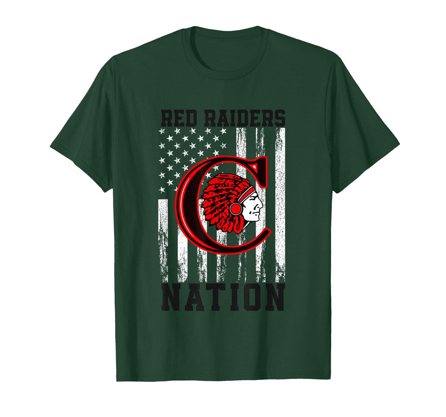 Coatesville Area Red Raiders Logo Nation HS T-Shirt