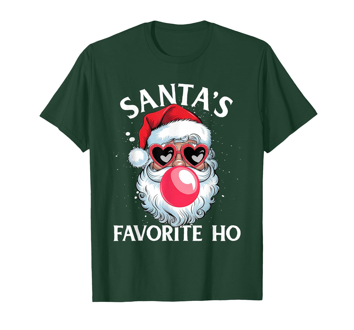 Funny Santas Favorite Ho Christmas Santa Claus Xmas Pajama T-Shirt