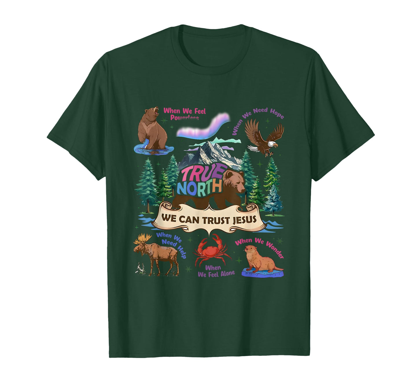 True North VBS 2025 Trusting Jesus Wilderness Christian T-Shirt