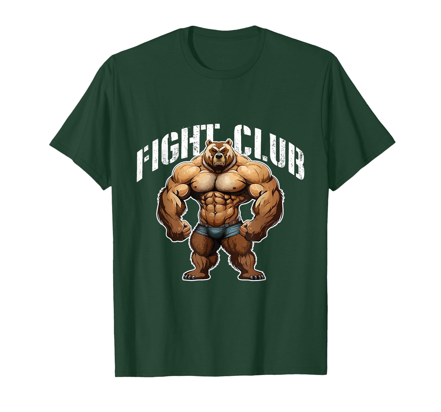 Bear Beast Muscles | Boxing Workout Gym MMA Fight Club T-Shirt
