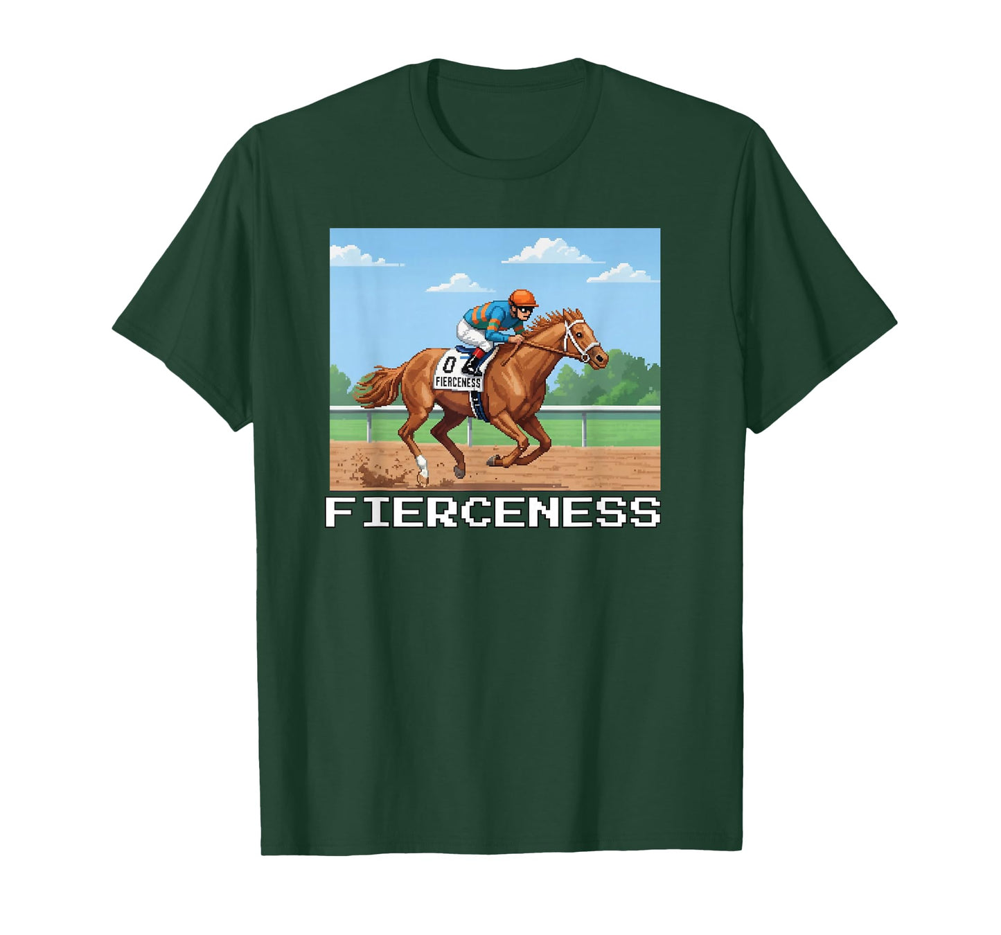Fierceness Horse, Horse Racing, Del Mar, Santa Anita, Horses T-Shirt