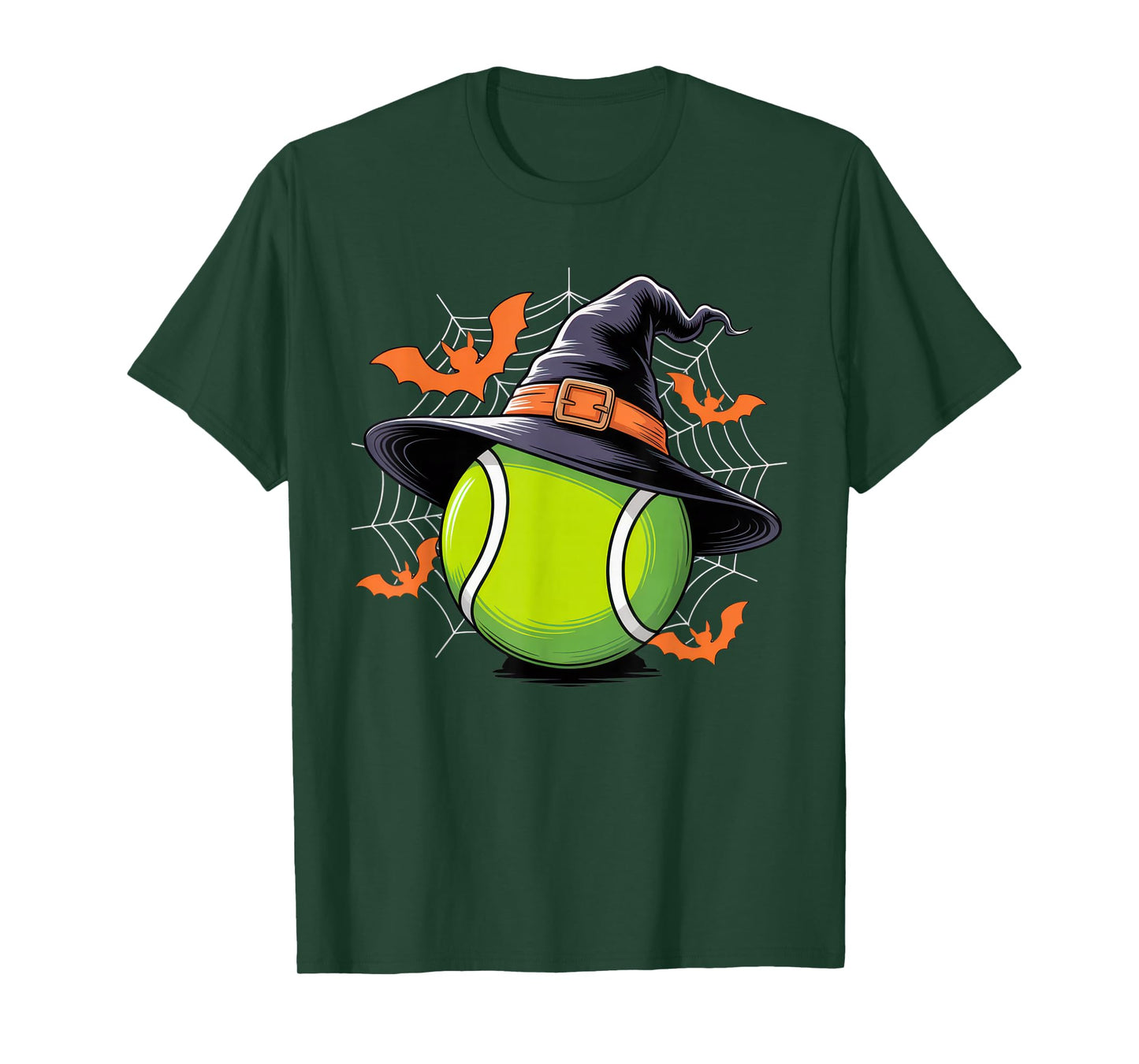 Witchy Tennis Lover Halloween Fun for Players and Fans T-Shirt