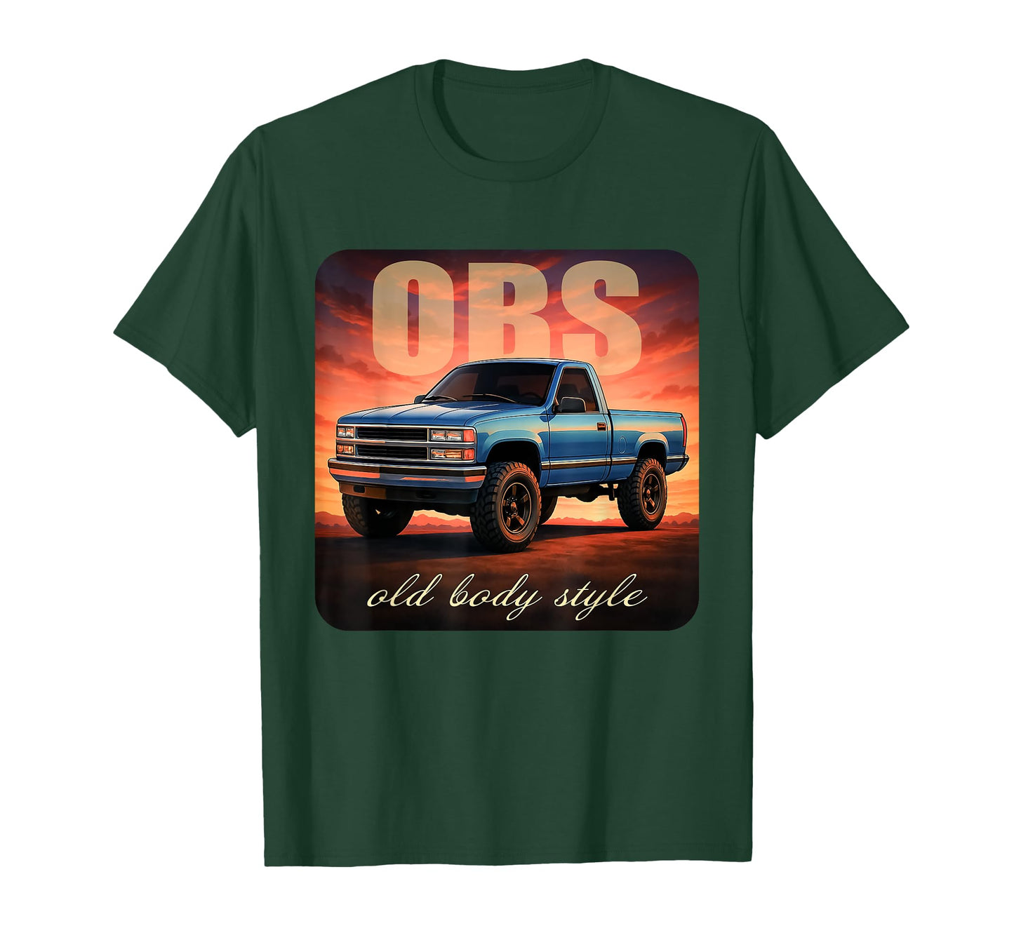OBS Truck 90s Single Cab Lifted 1500 Truck Car Enthusiast T-Shirt