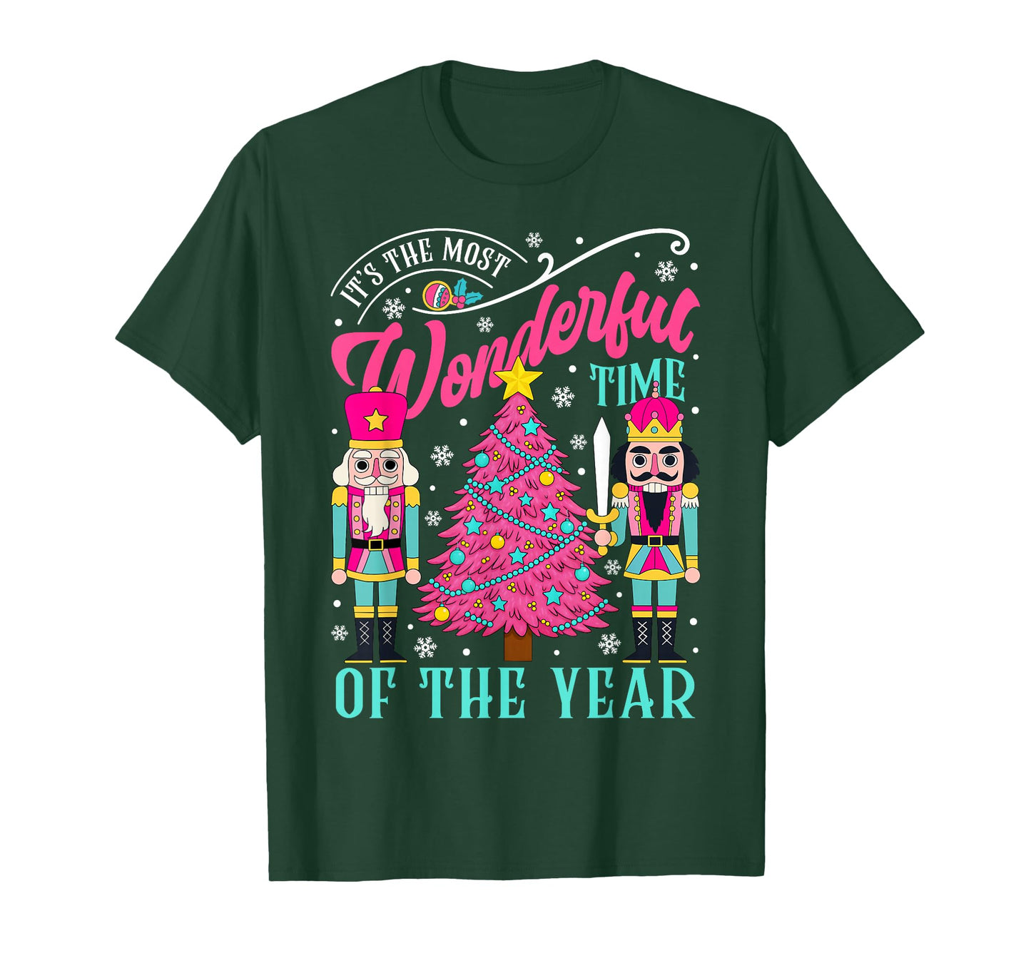 It's The Most Wonderful Time of The Year Pink Nutcracker T-Shirt