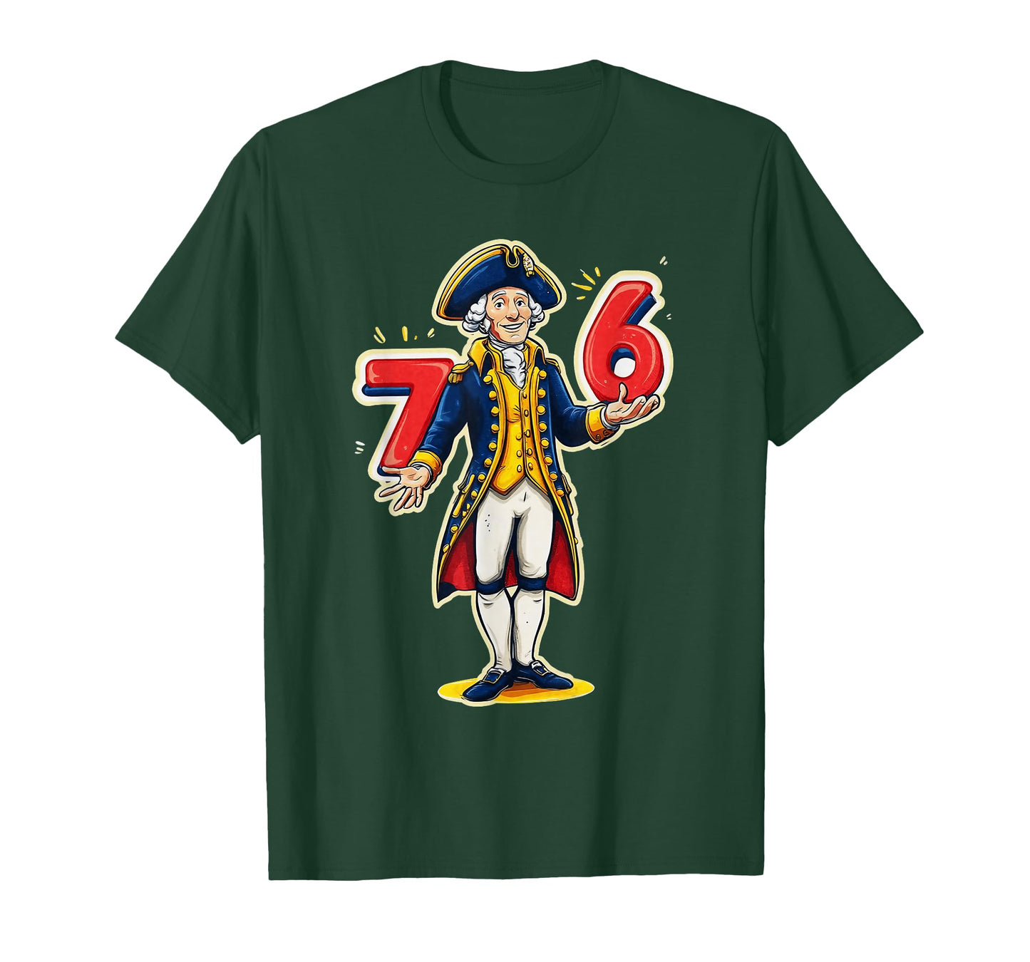6-7 7-6 George Washington Shirt Six Seven American Design T-Shirt