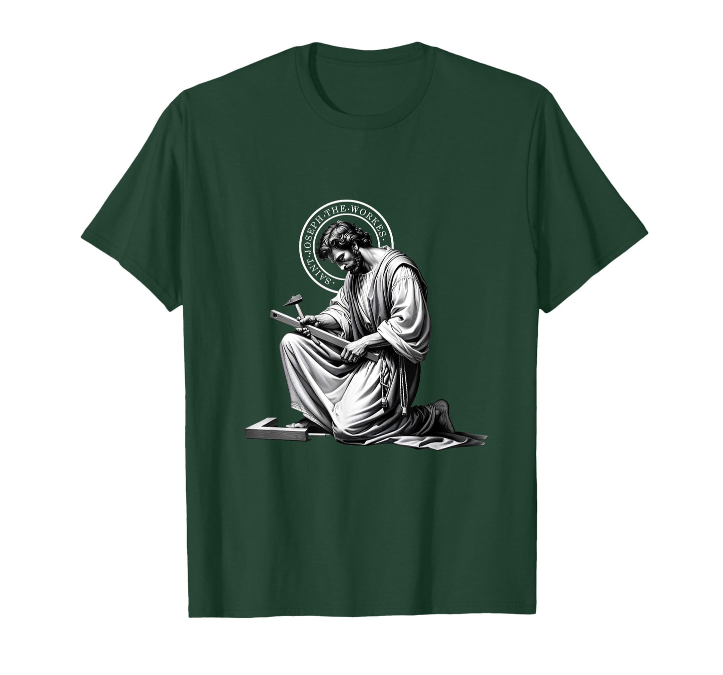 Saint Catholic Church St. Joseph The Worker Jesus Father T-Shirt