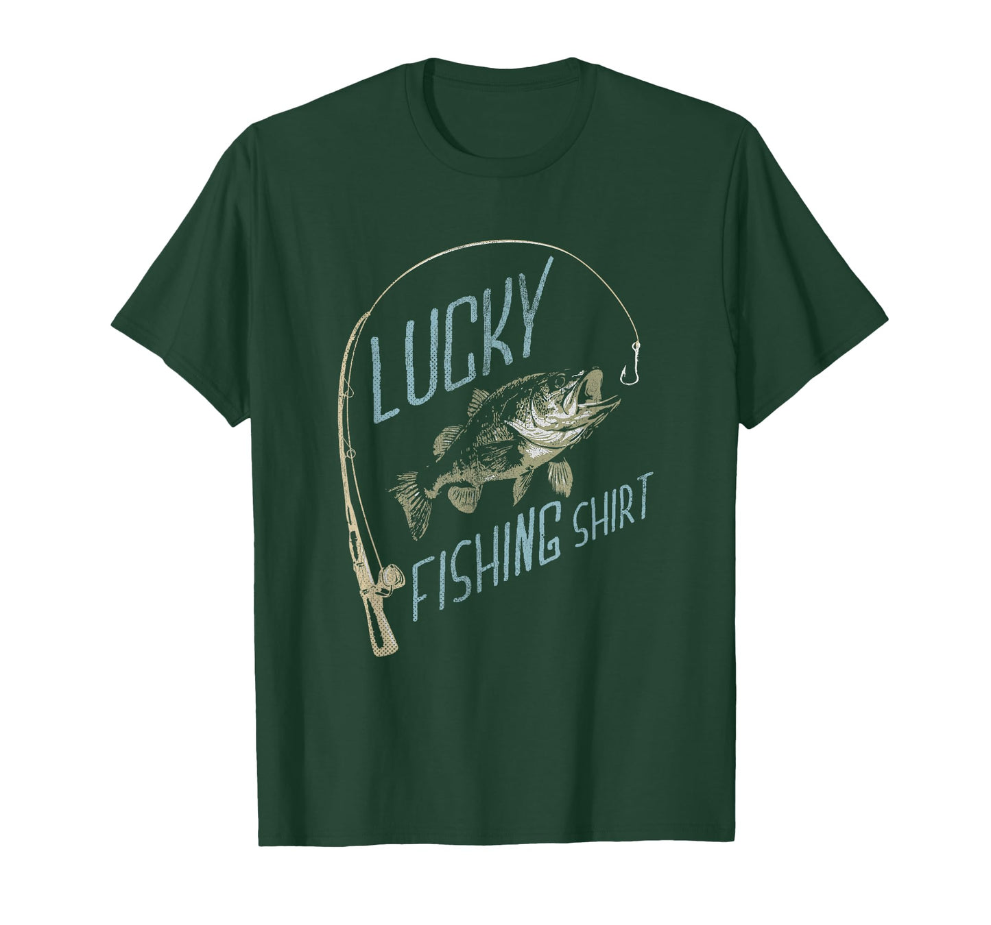 Lucky Fishing Funny T-Shirt