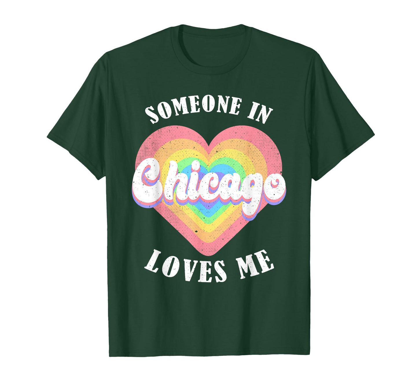 Someone In Chicago Loves Me City Heart T-Shirt