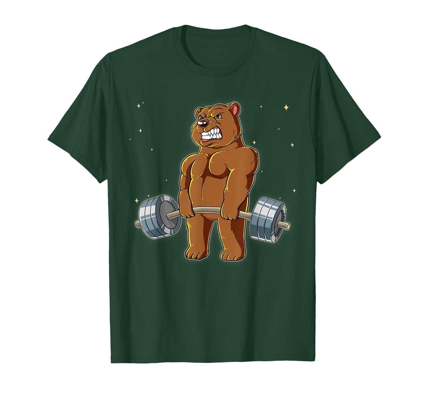 Bear Gym Weight Training Deadlift T-Shirt