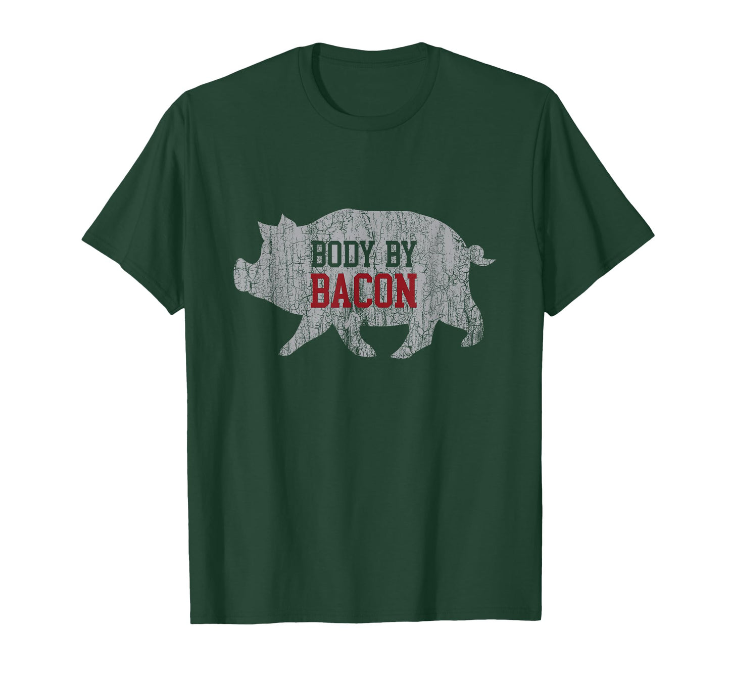 LCHF Lazy Keto Body by Bacon Keto Low Carb High Fat T-Shirt - Unisex Adults - Black - Small - Short Sleeve - Classic Fit - T-Shirt