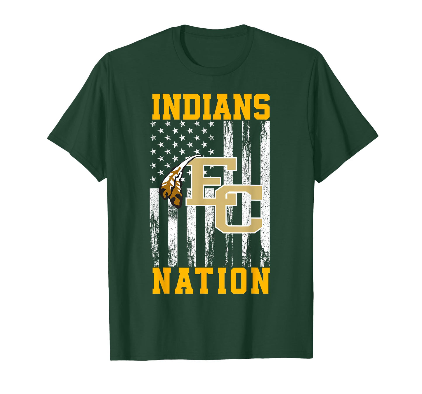 East Coweta Indians Logo Nation HS T-Shirt