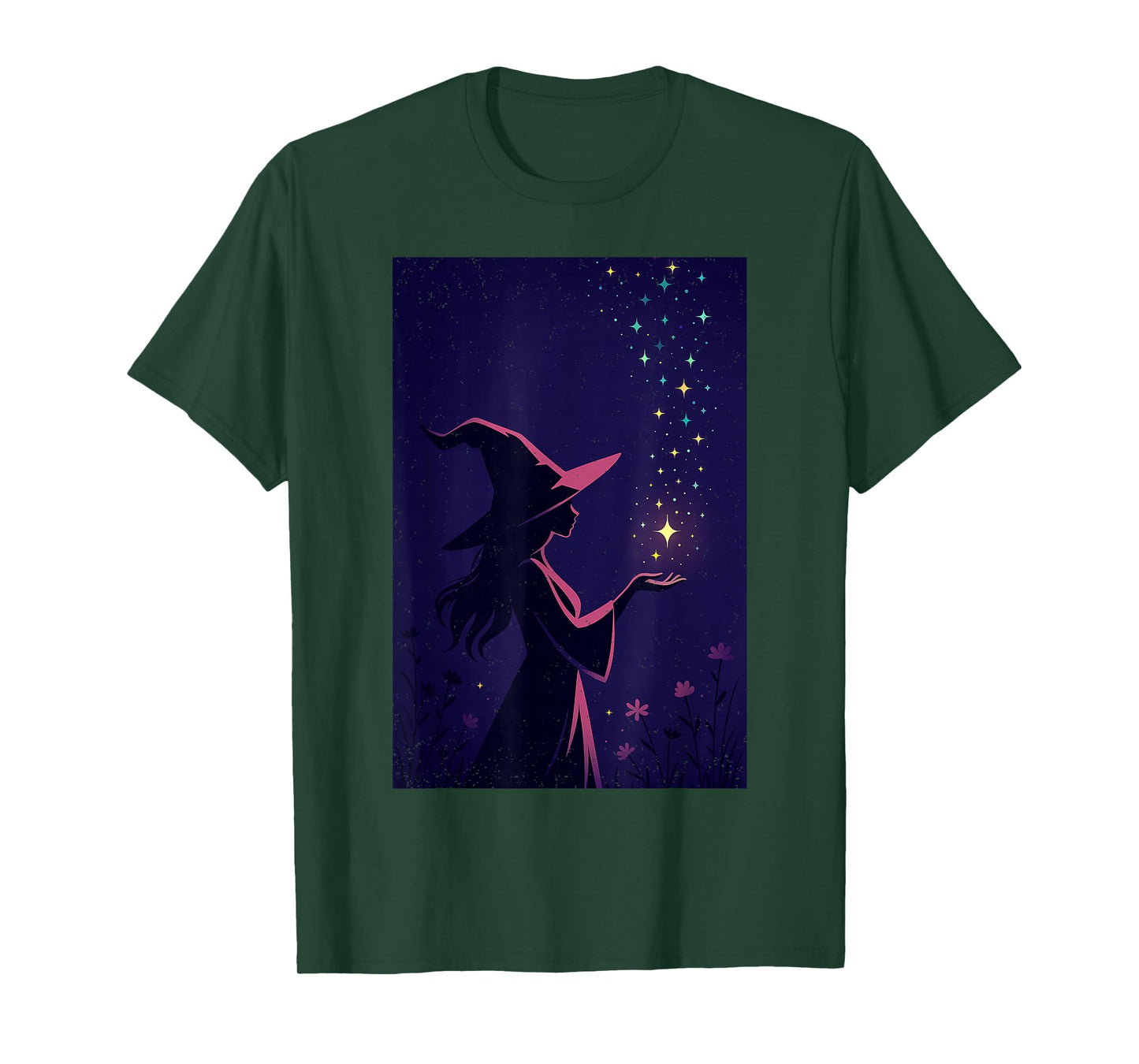 Witch Halloween Cute Occult Witchy Witchcraft Women Girls T-Shirt