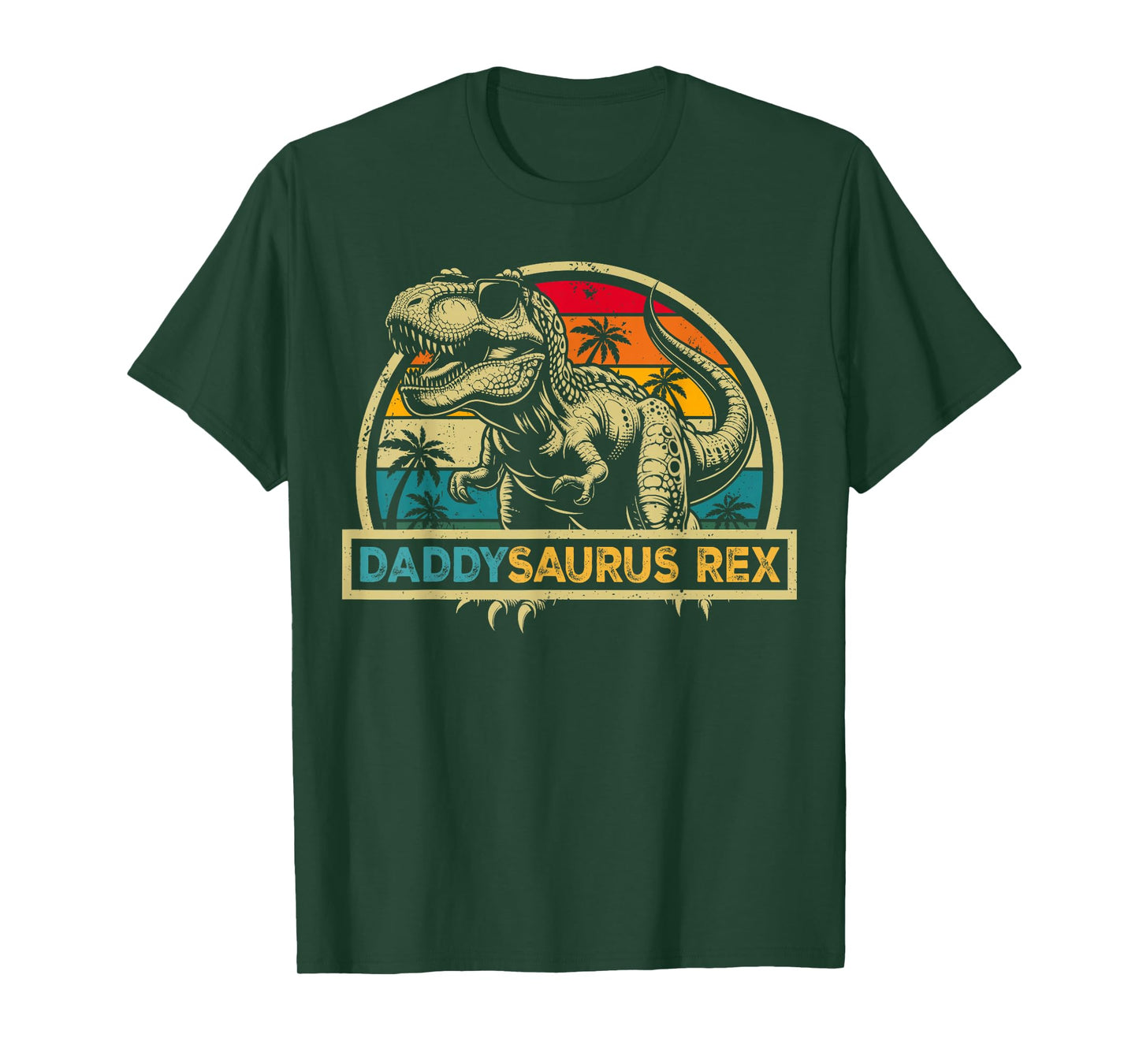 Daddysaurus Rex Dinosaur Daddy Saurus Rex Family Matching T-Shirt