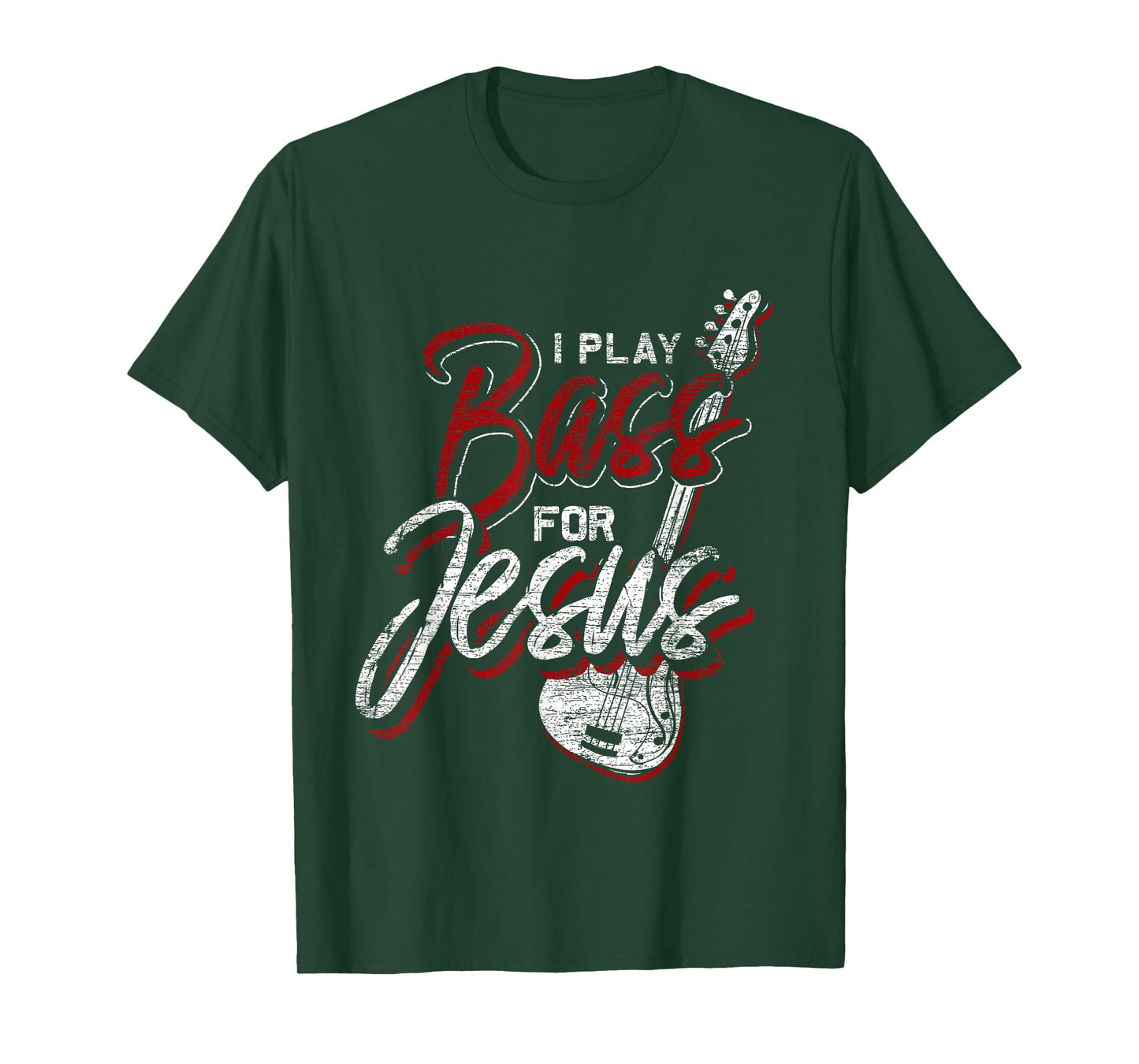 Jesus Bassist Christian Bass Player Bass Guitar T-Shirt
